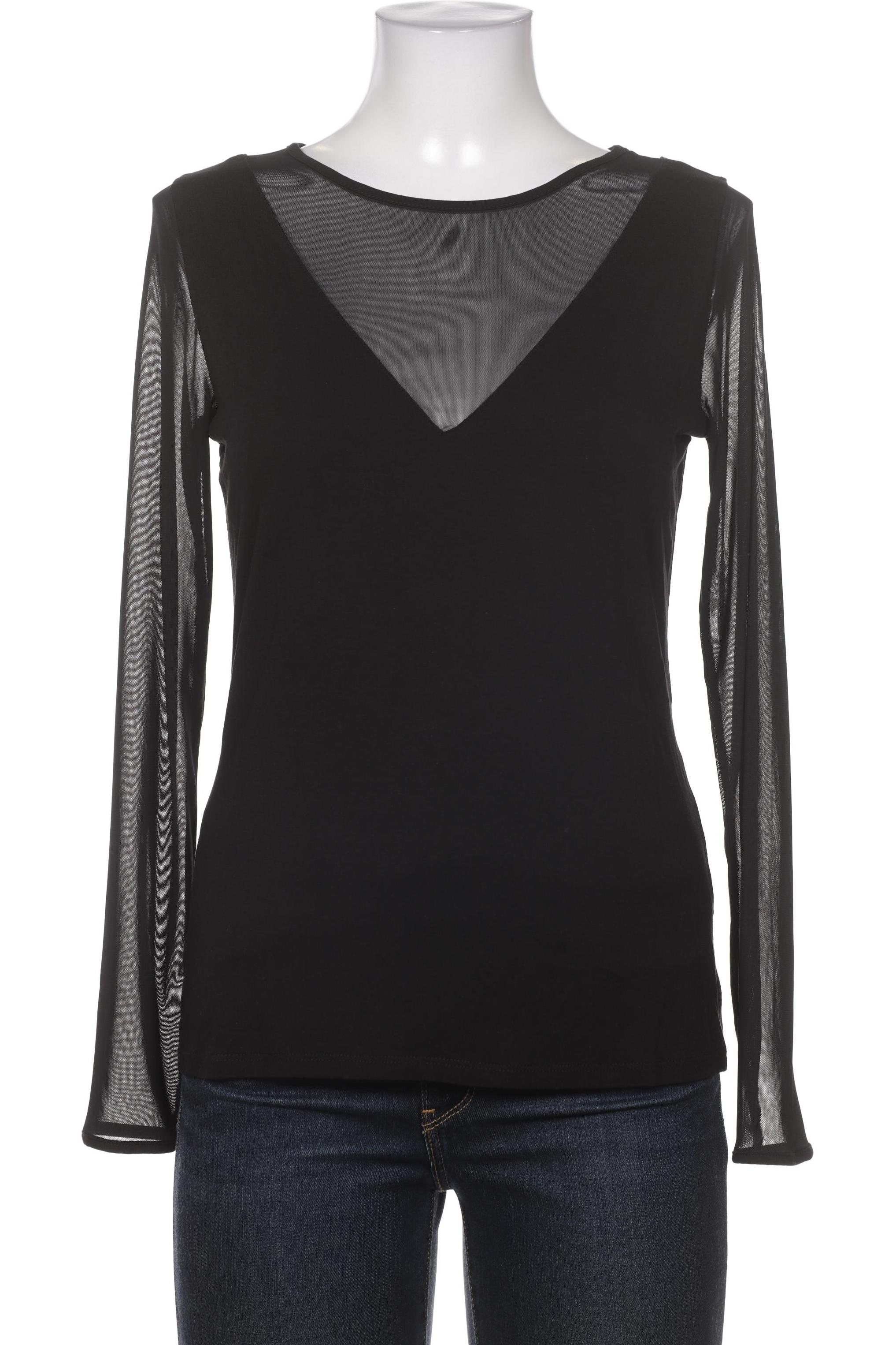 

Comma Damen Langarmshirt, schwarz, Gr. 38