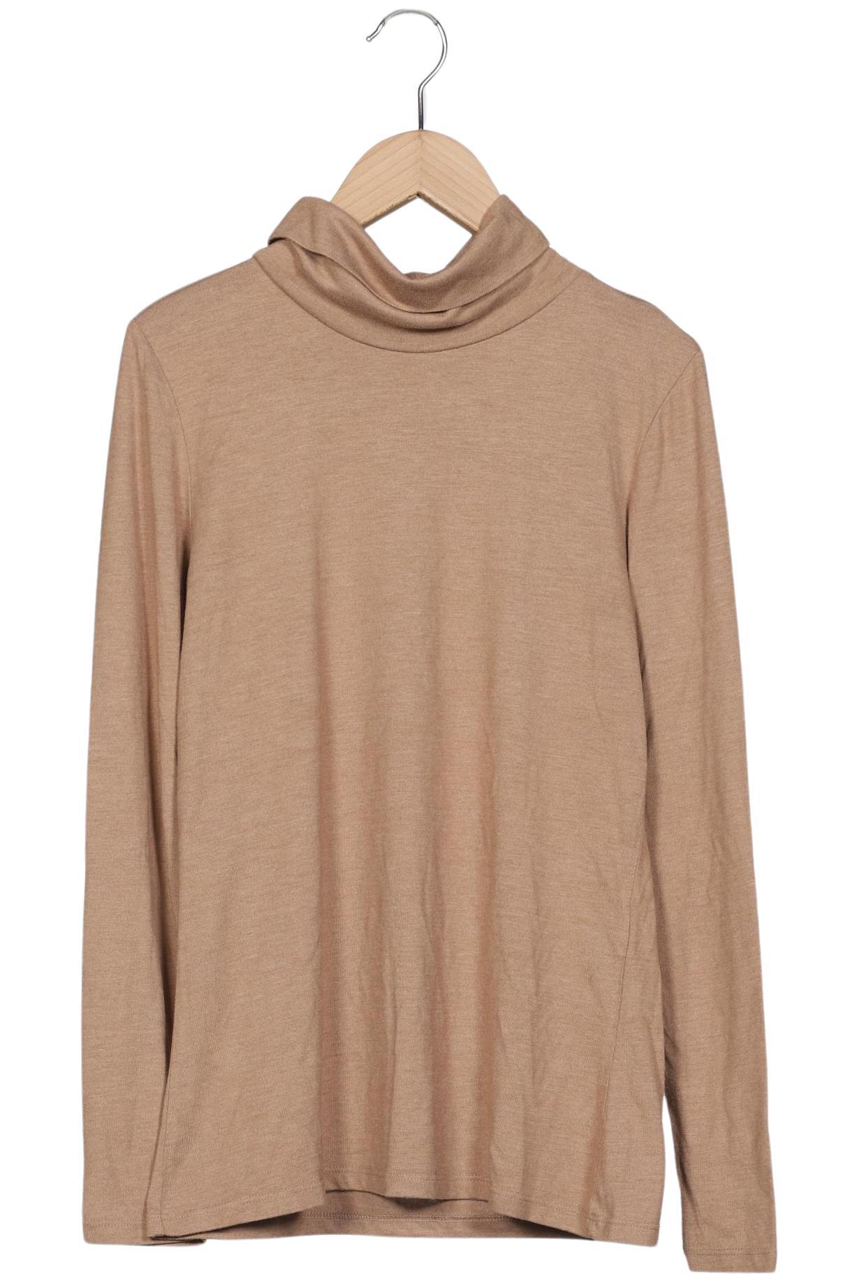 

Comma Damen Langarmshirt, beige, Gr. 36