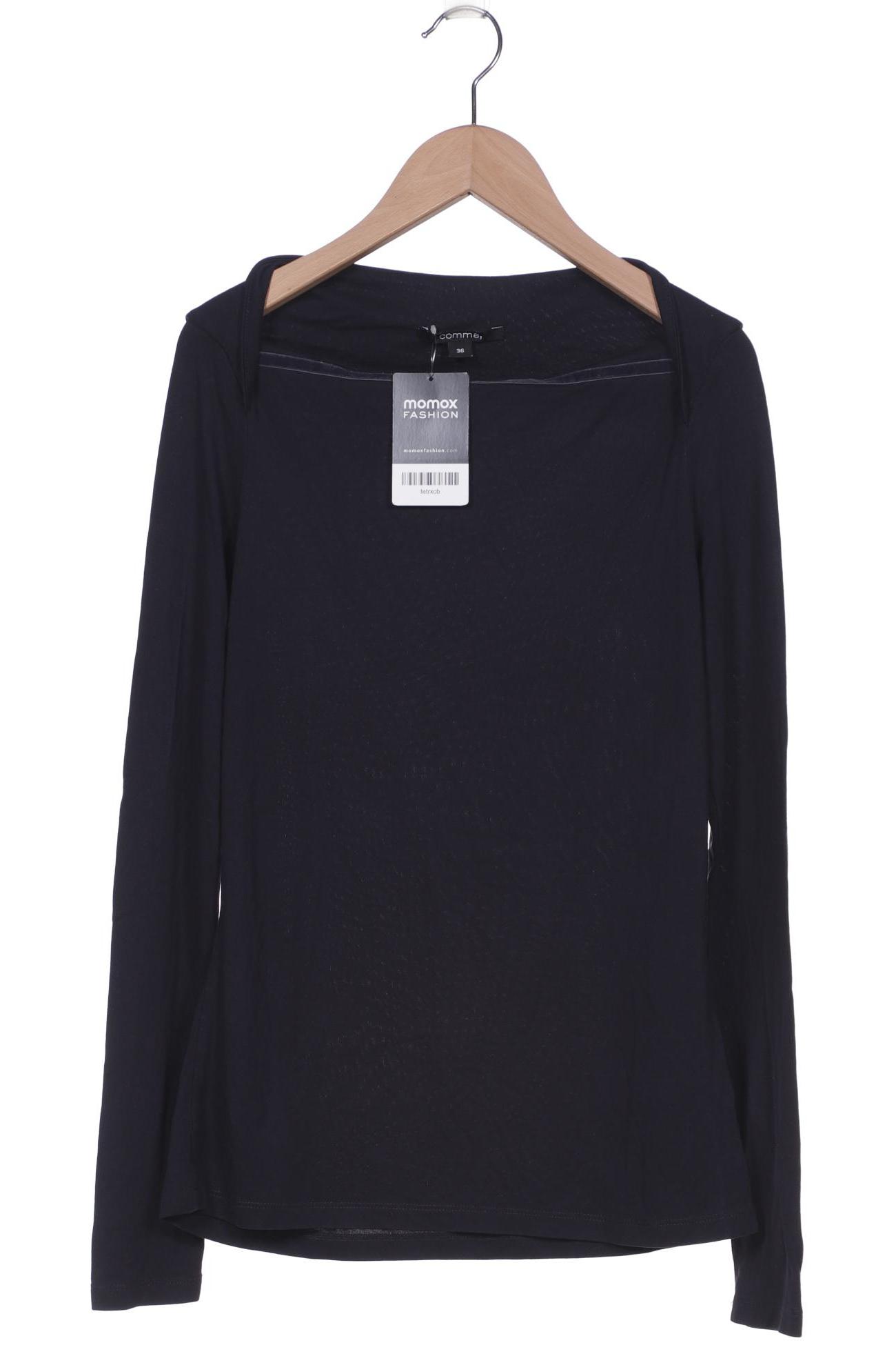 

Comma Damen Langarmshirt, marineblau, Gr. 36