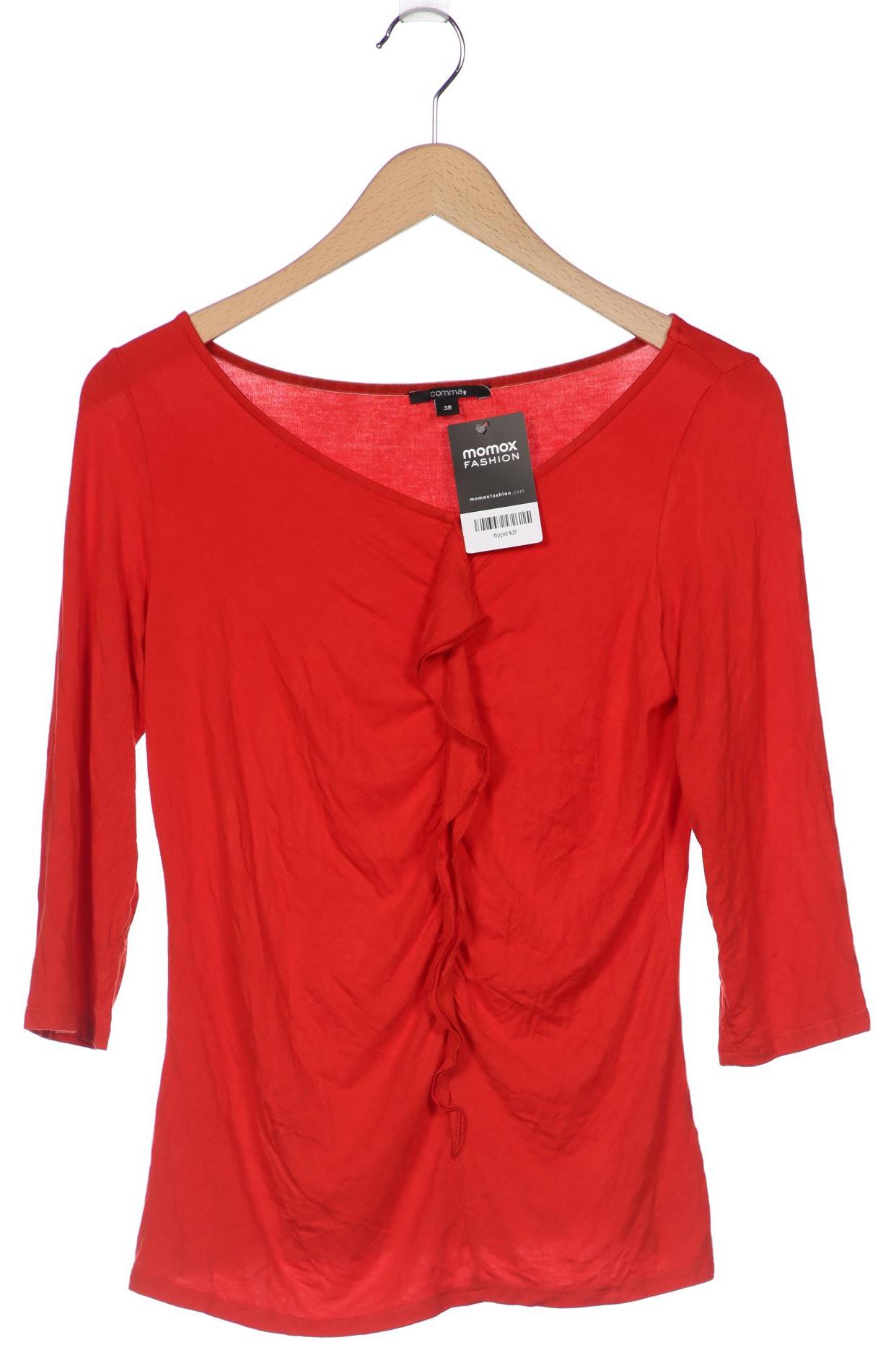 

Comma Damen Langarmshirt, rot