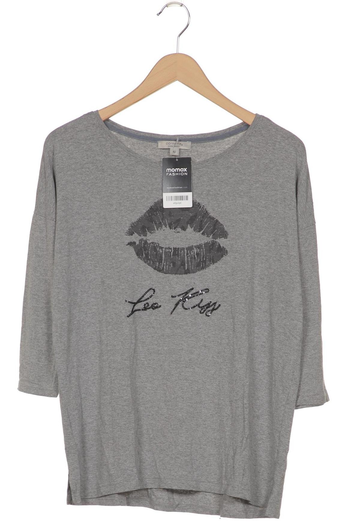 

Comma Damen Langarmshirt, grau, Gr. 42