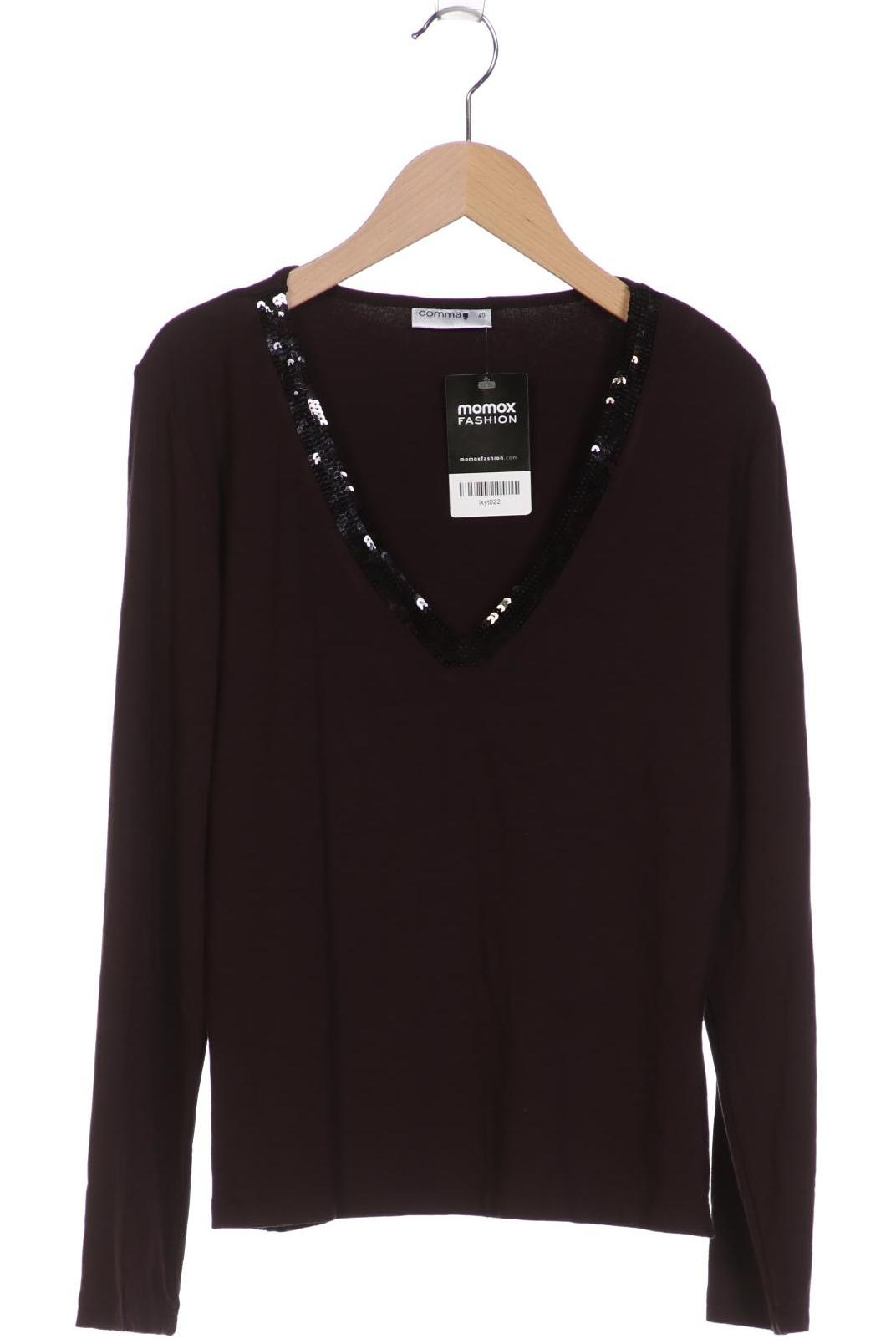 

Comma Damen Langarmshirt, braun, Gr. 40