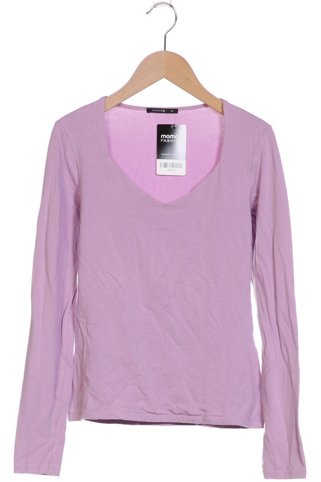 

Comma Damen Langarmshirt, pink, Gr. 34