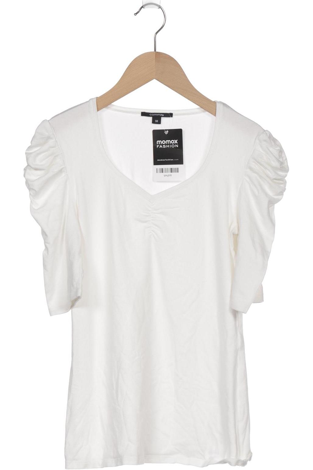 

Comma Damen Langarmshirt, cremeweiß