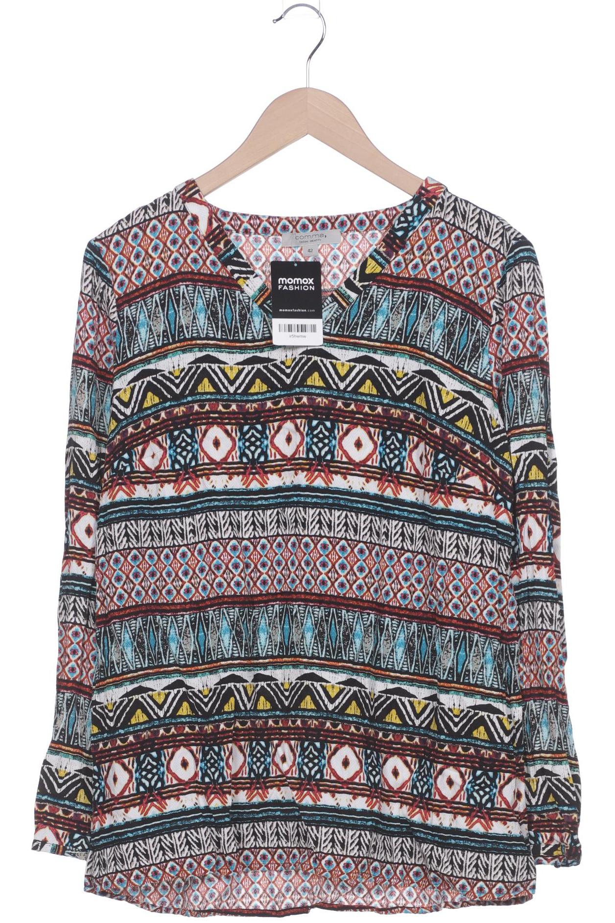 

Comma Damen Langarmshirt, mehrfarbig, Gr. 42