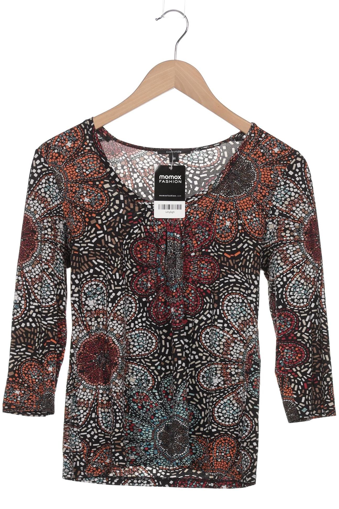 

Comma Damen Langarmshirt, mehrfarbig, Gr. 38