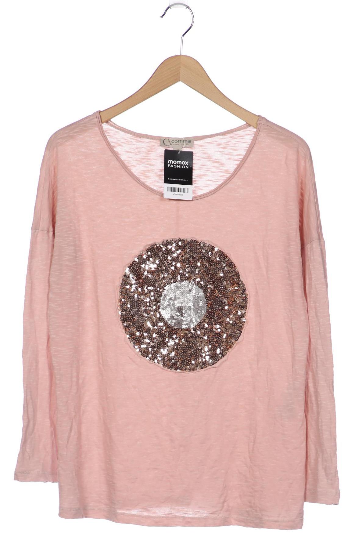 

Comma Damen Langarmshirt, pink, Gr. 34