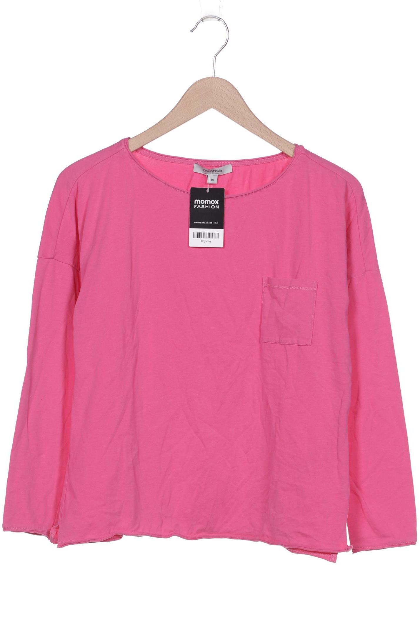 

Comma Damen Langarmshirt, pink, Gr. 40