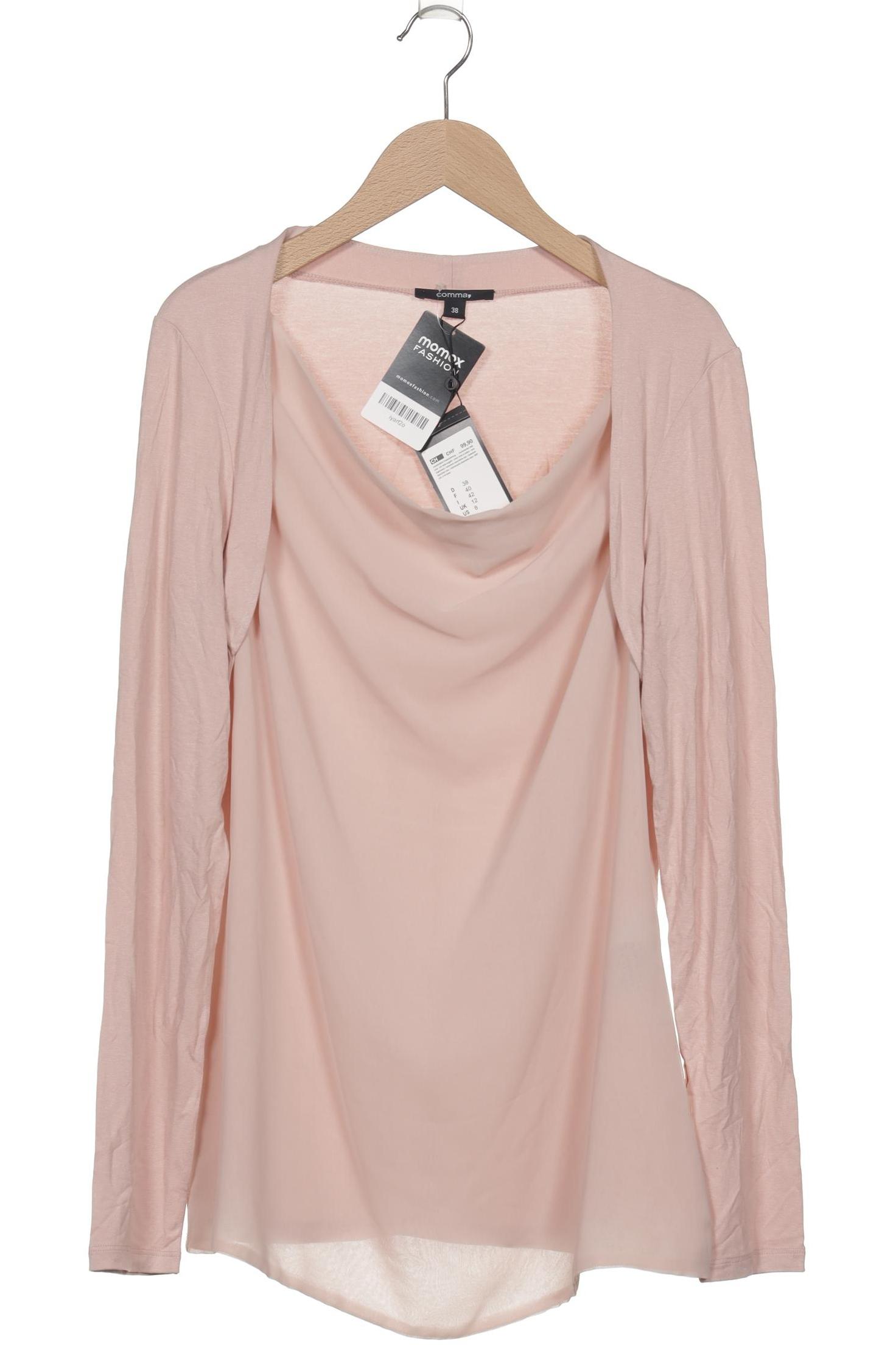 

Comma Damen Langarmshirt, pink, Gr. 38