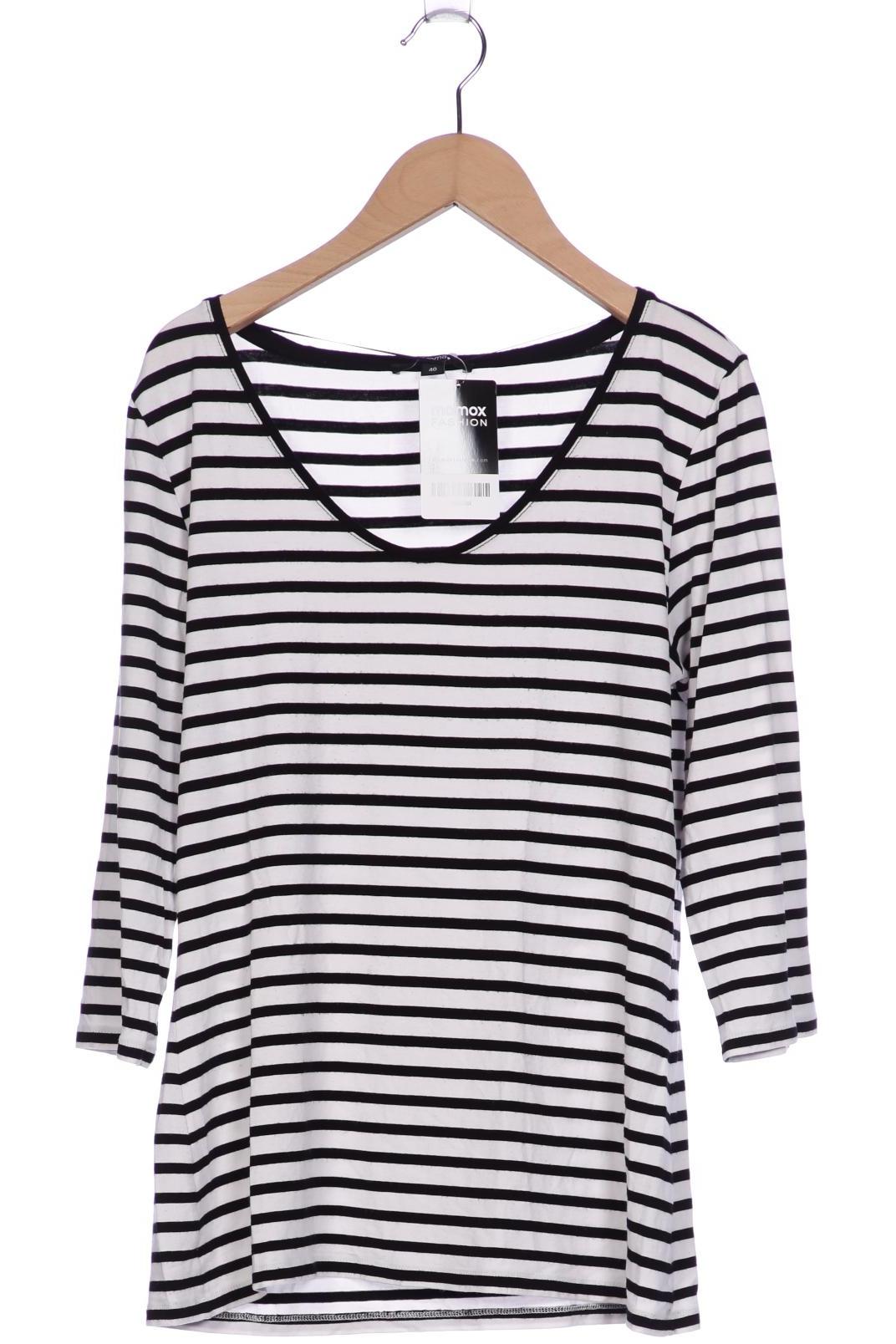 

Comma Damen Langarmshirt, weiß, Gr. 40