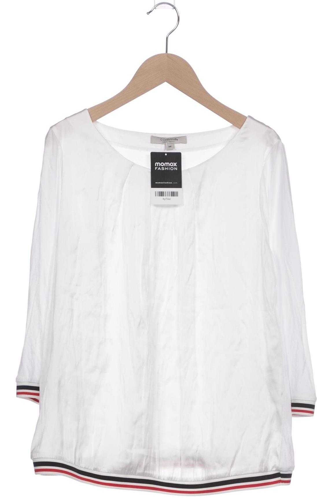 

Comma Damen Langarmshirt, weiß, Gr. 38