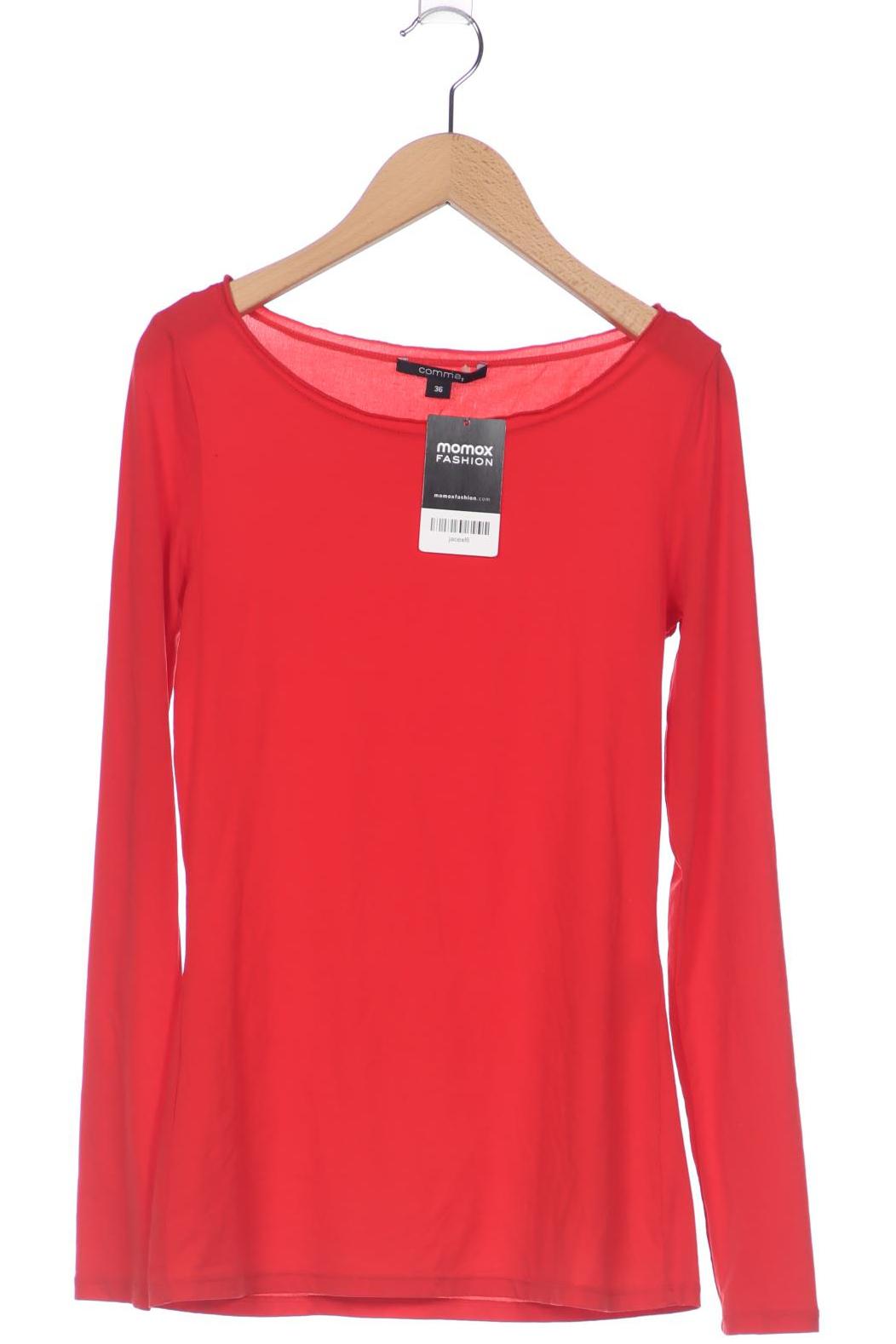 

Comma Damen Langarmshirt, rot, Gr. 36