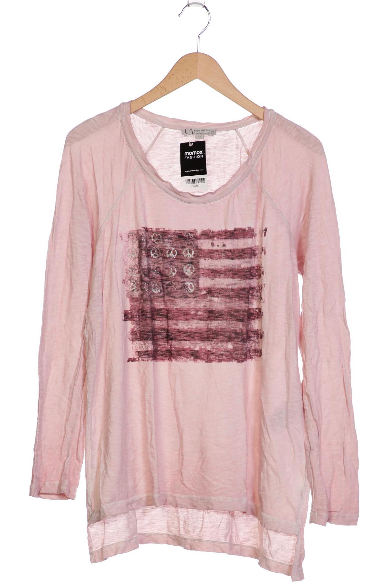 

Comma Damen Langarmshirt, pink, Gr. 42