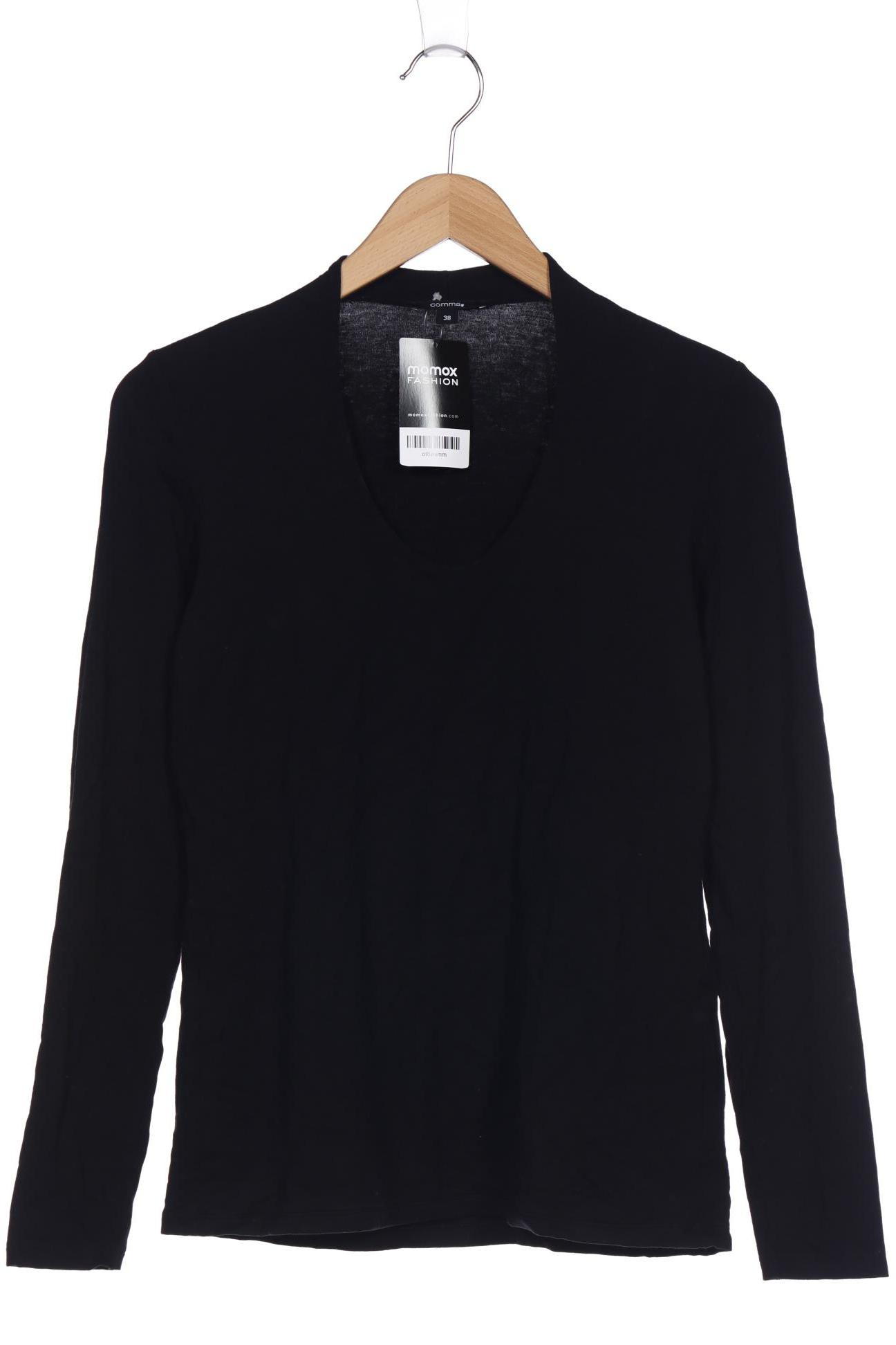 

Comma Damen Langarmshirt, schwarz