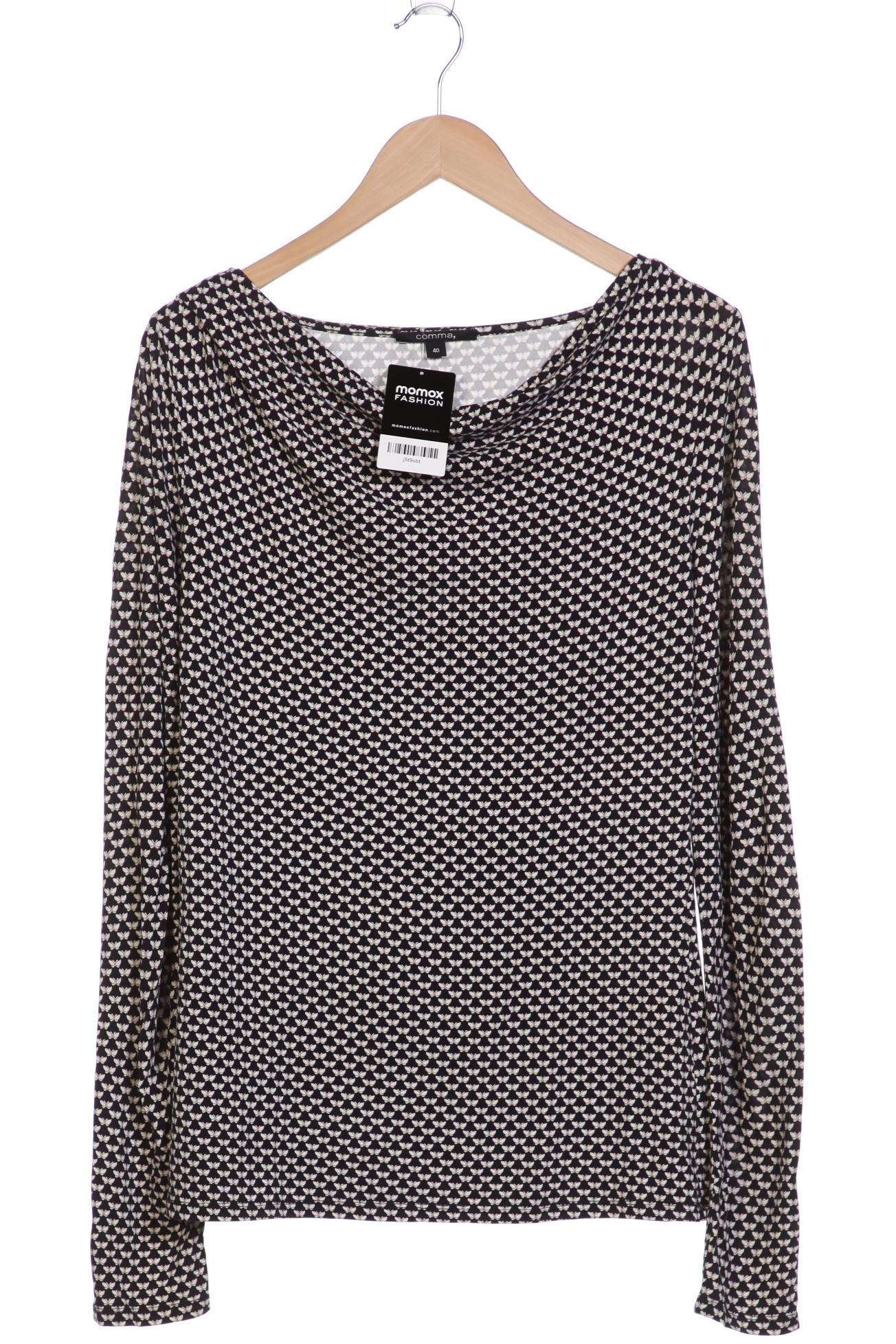 

Comma Damen Langarmshirt, schwarz