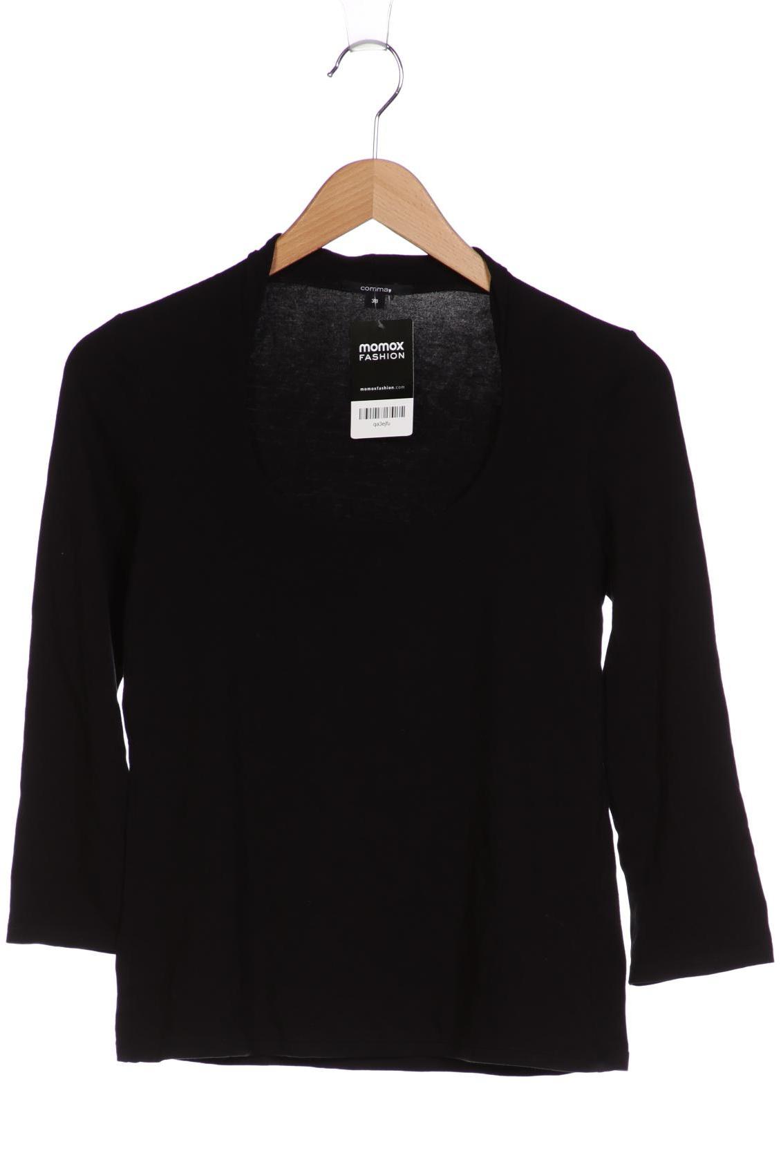 

Comma Damen Langarmshirt, schwarz, Gr. 38