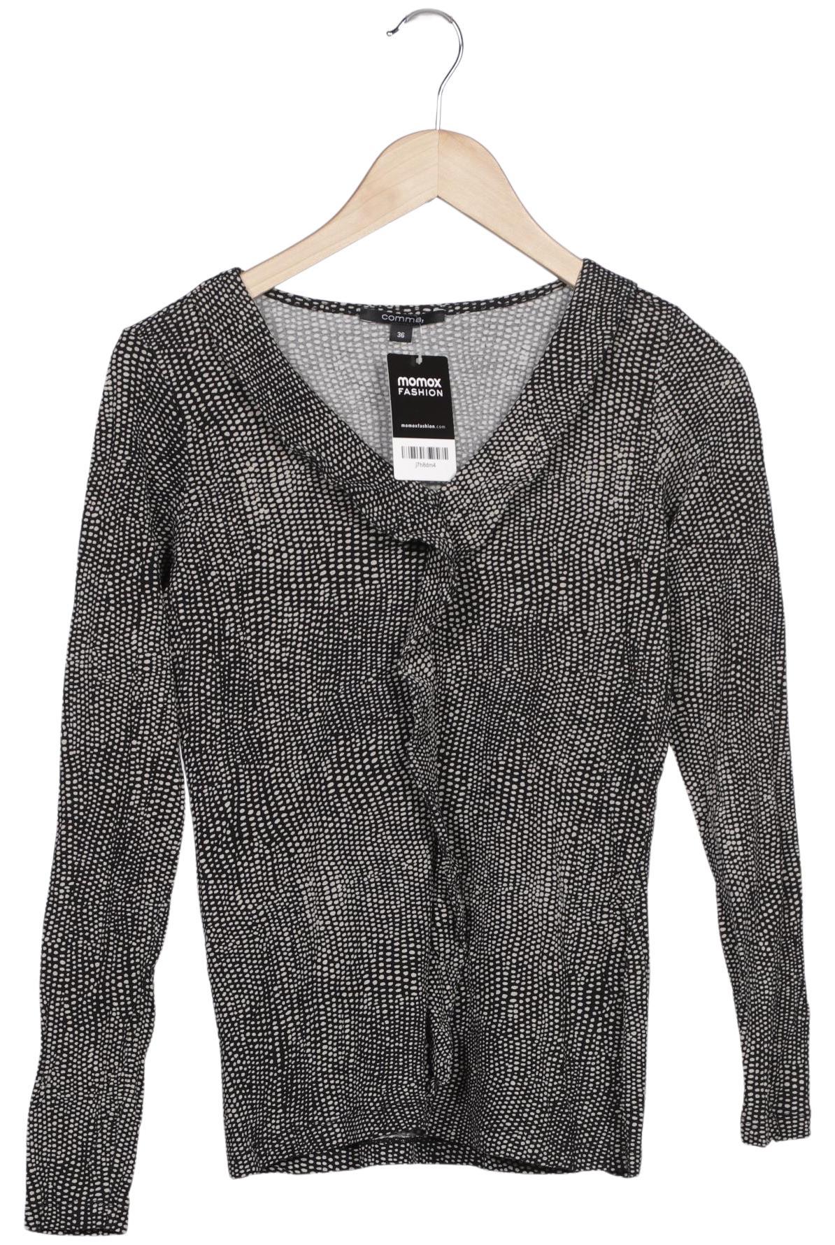 

Comma Damen Langarmshirt, grau, Gr. 36