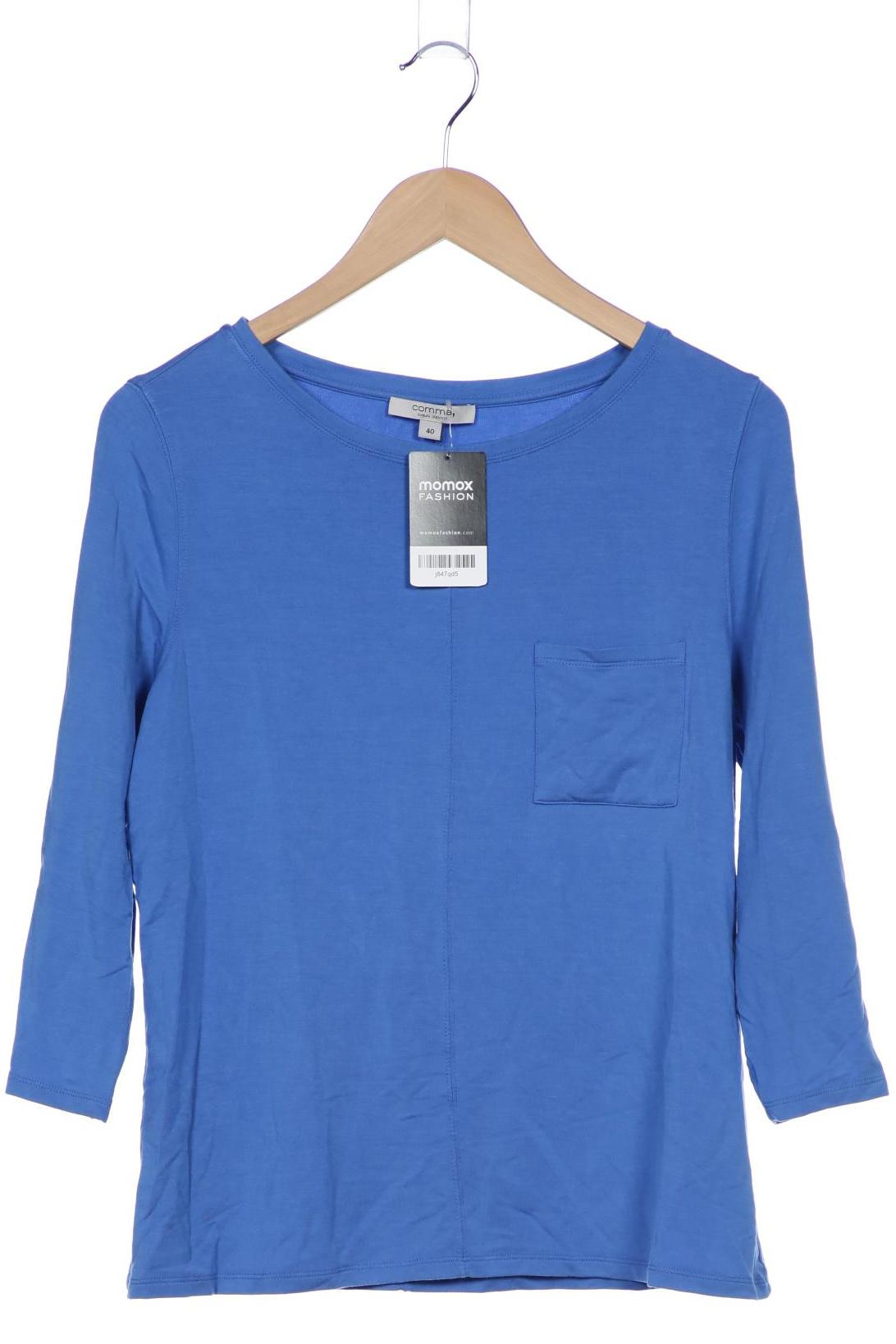 

Comma Damen Langarmshirt, blau, Gr. 40