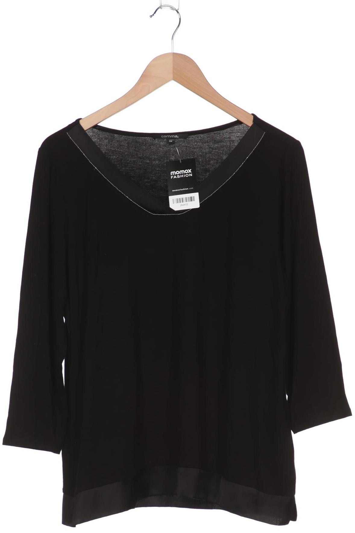 

Comma Damen Langarmshirt, schwarz