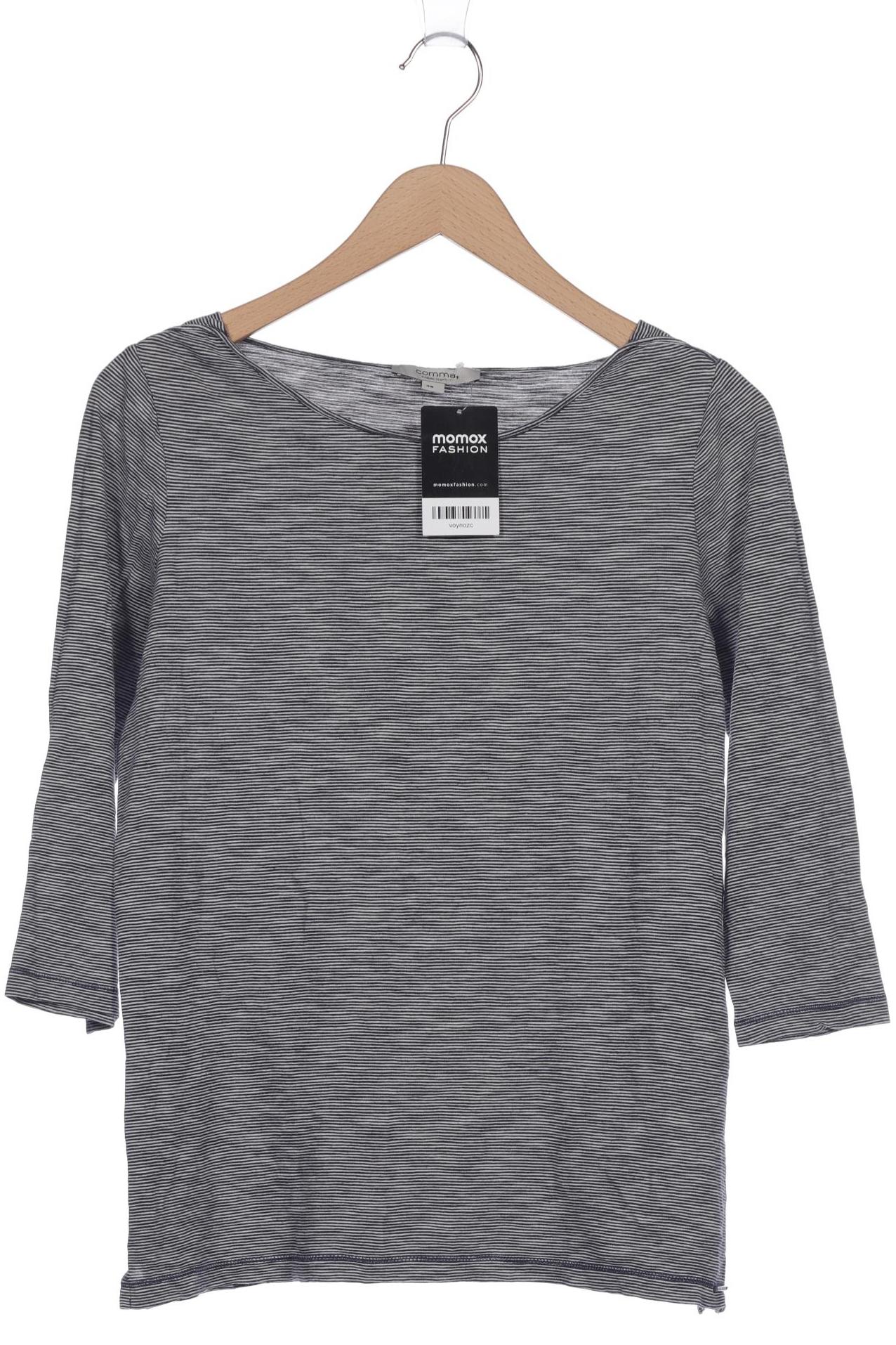 

Comma Damen Langarmshirt, marineblau, Gr. 38