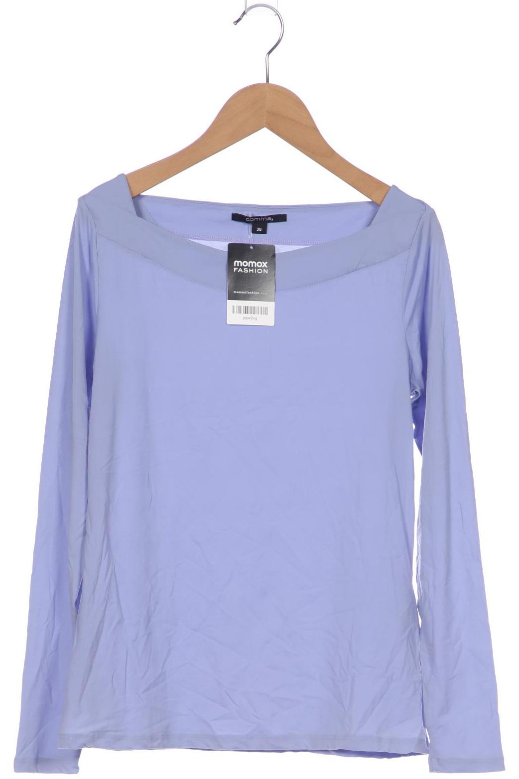 

Comma Damen Langarmshirt, blau, Gr. 38