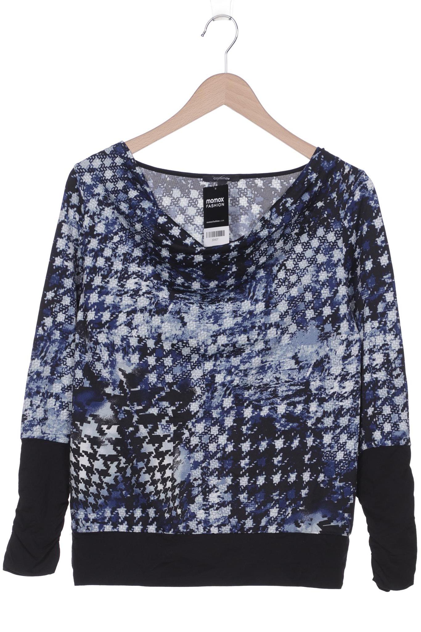 

Comma Damen Langarmshirt, marineblau