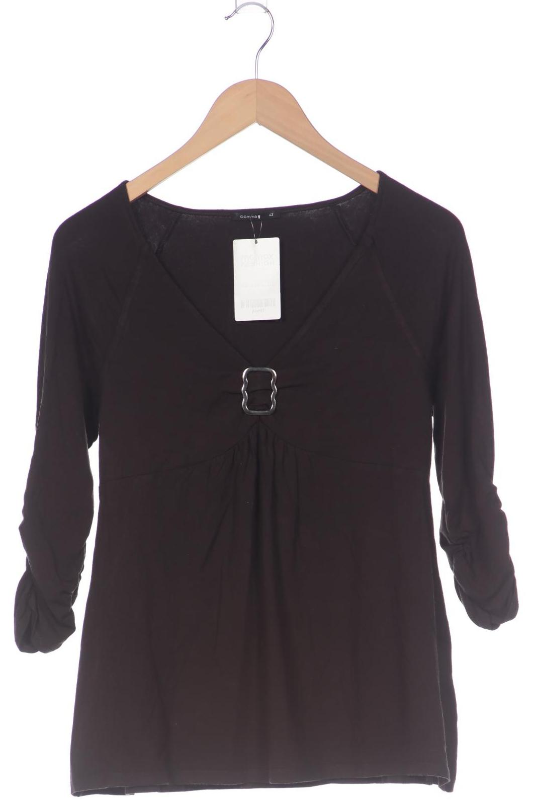 

Comma Damen Langarmshirt, braun, Gr. 42