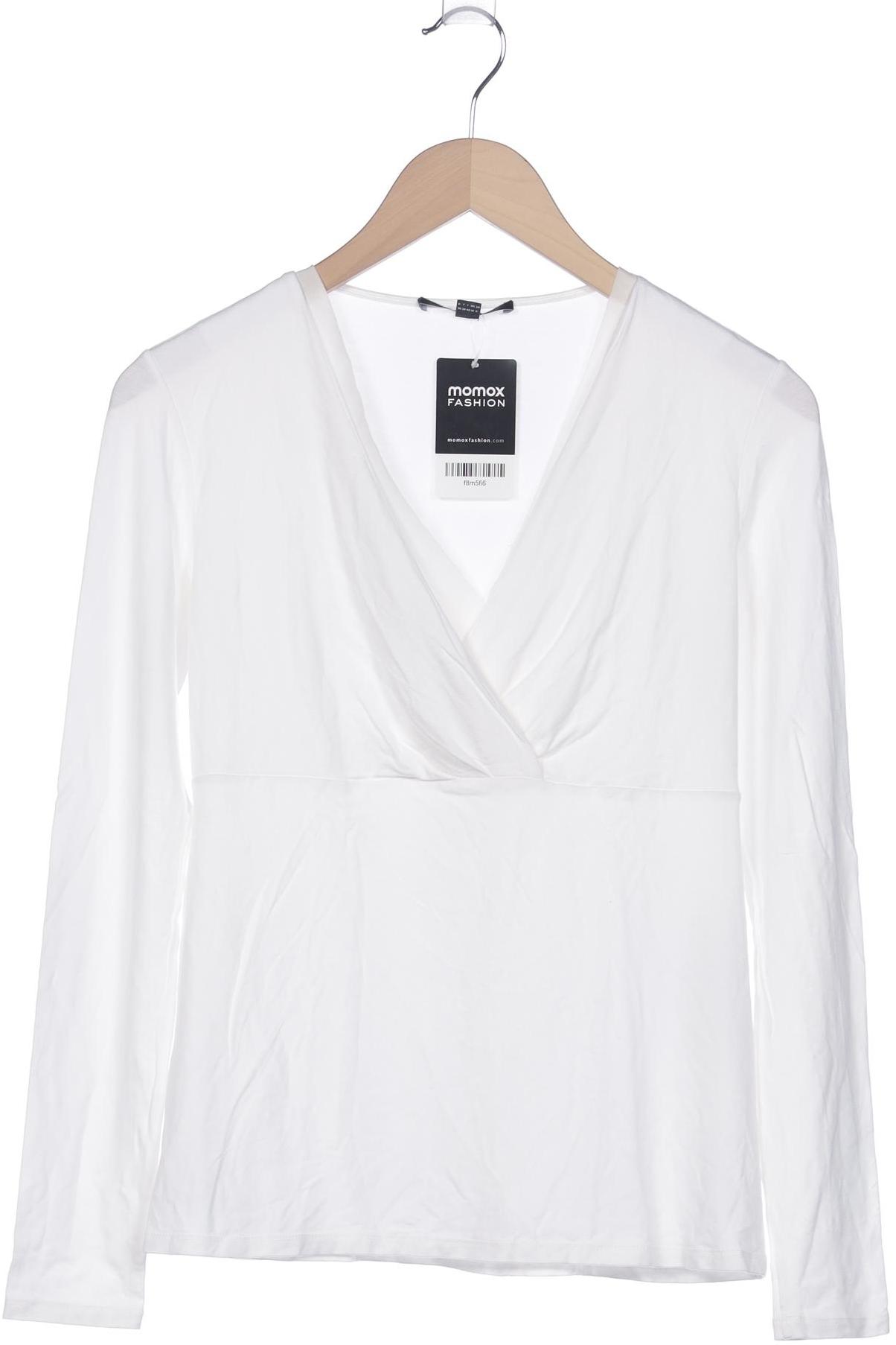 

Comma Damen Langarmshirt, weiß, Gr. 36