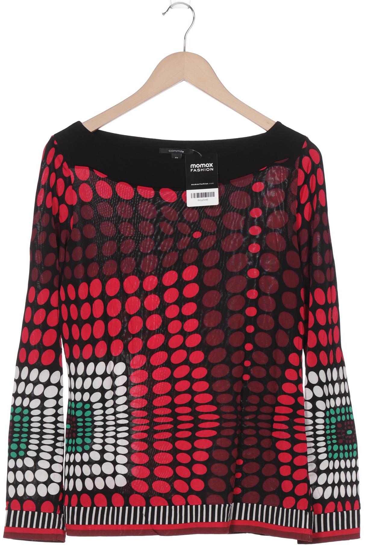 

Comma Damen Langarmshirt, mehrfarbig, Gr. 42