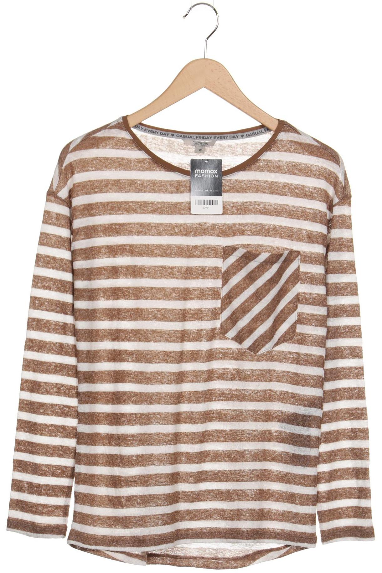 

Comma Damen Langarmshirt, braun, Gr. 38
