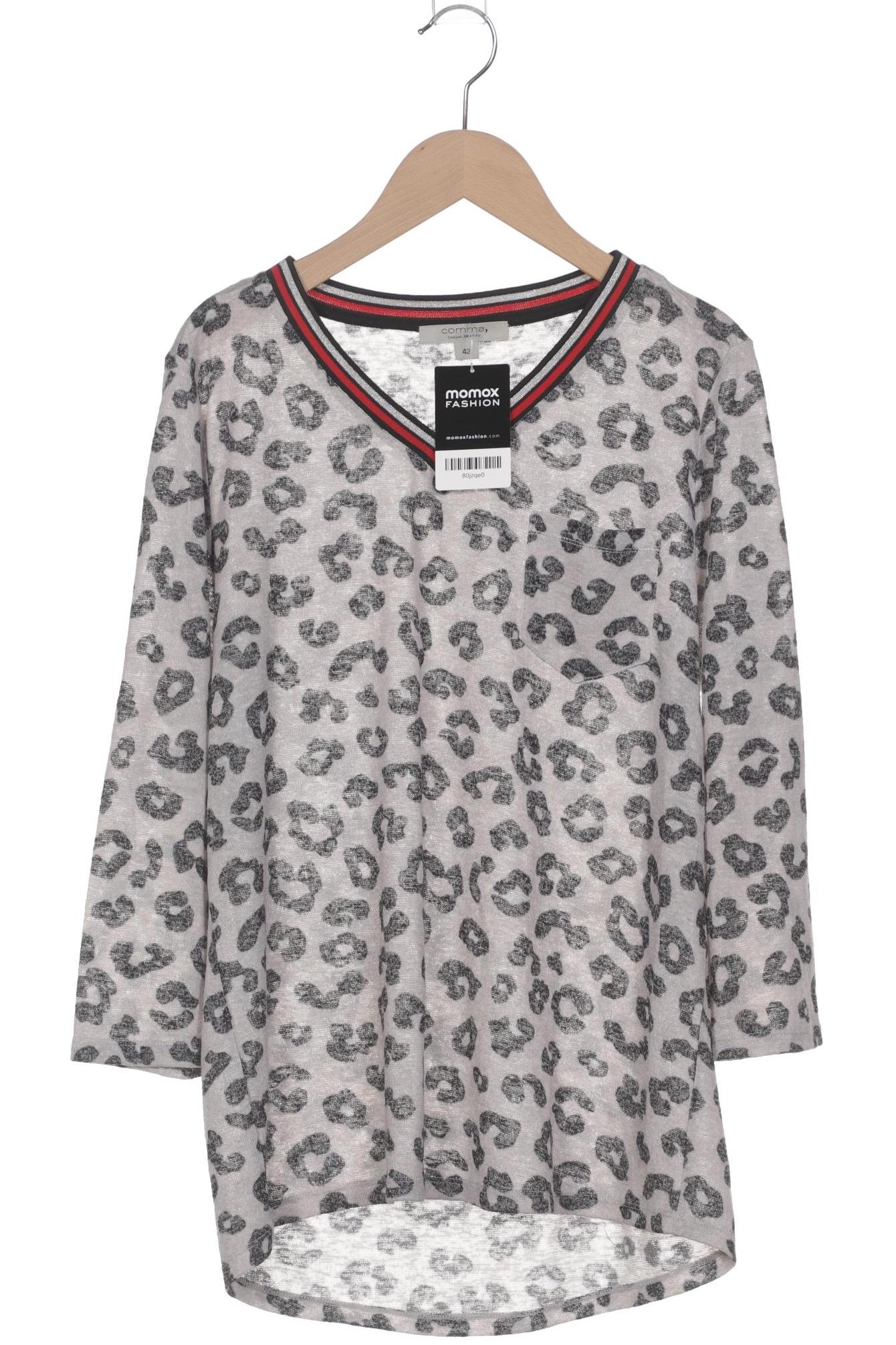 

Comma Damen Langarmshirt, grau, Gr. 42