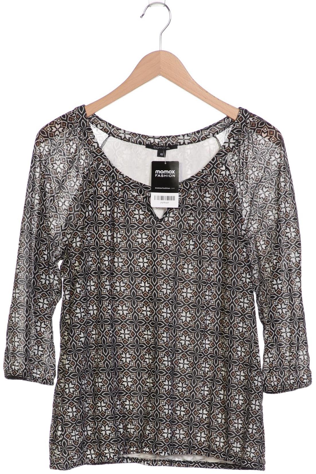 

Comma Damen Langarmshirt, schwarz, Gr. 42