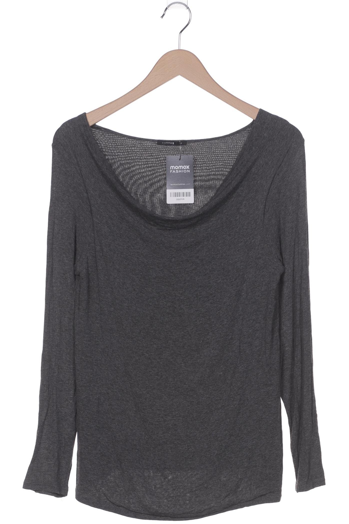 

Comma Damen Langarmshirt, grau, Gr. 42
