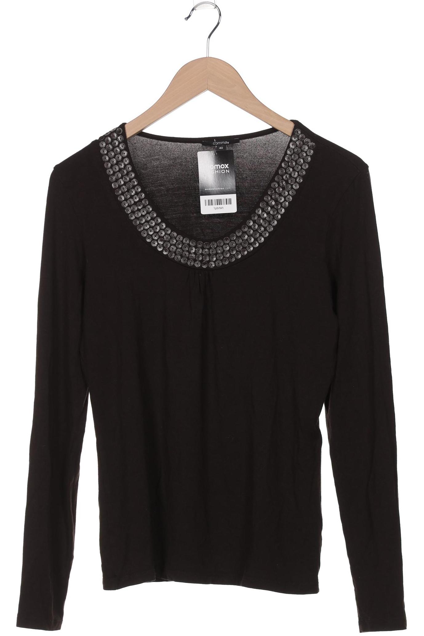 

Comma Damen Langarmshirt, grau, Gr. 40