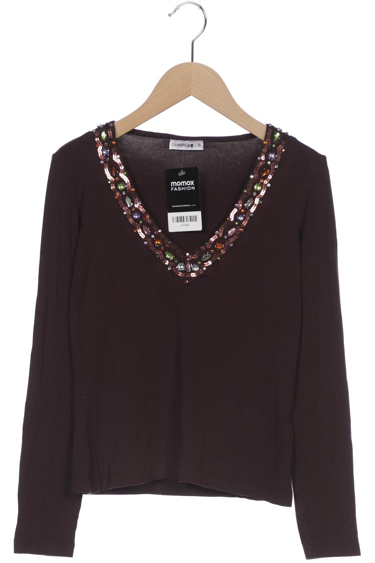 

Comma Damen Langarmshirt, bordeaux
