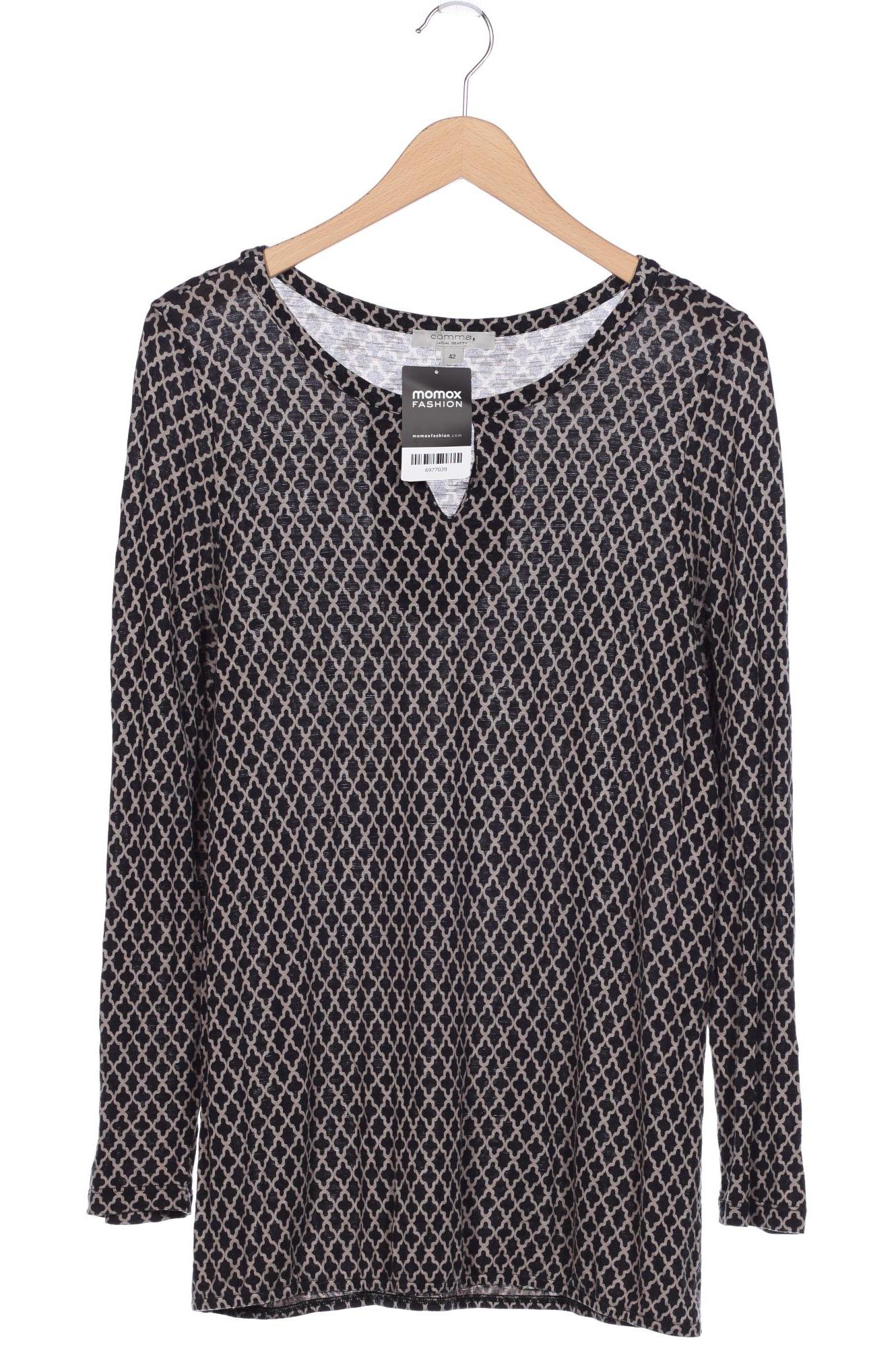 

Comma Damen Langarmshirt, schwarz, Gr. 42