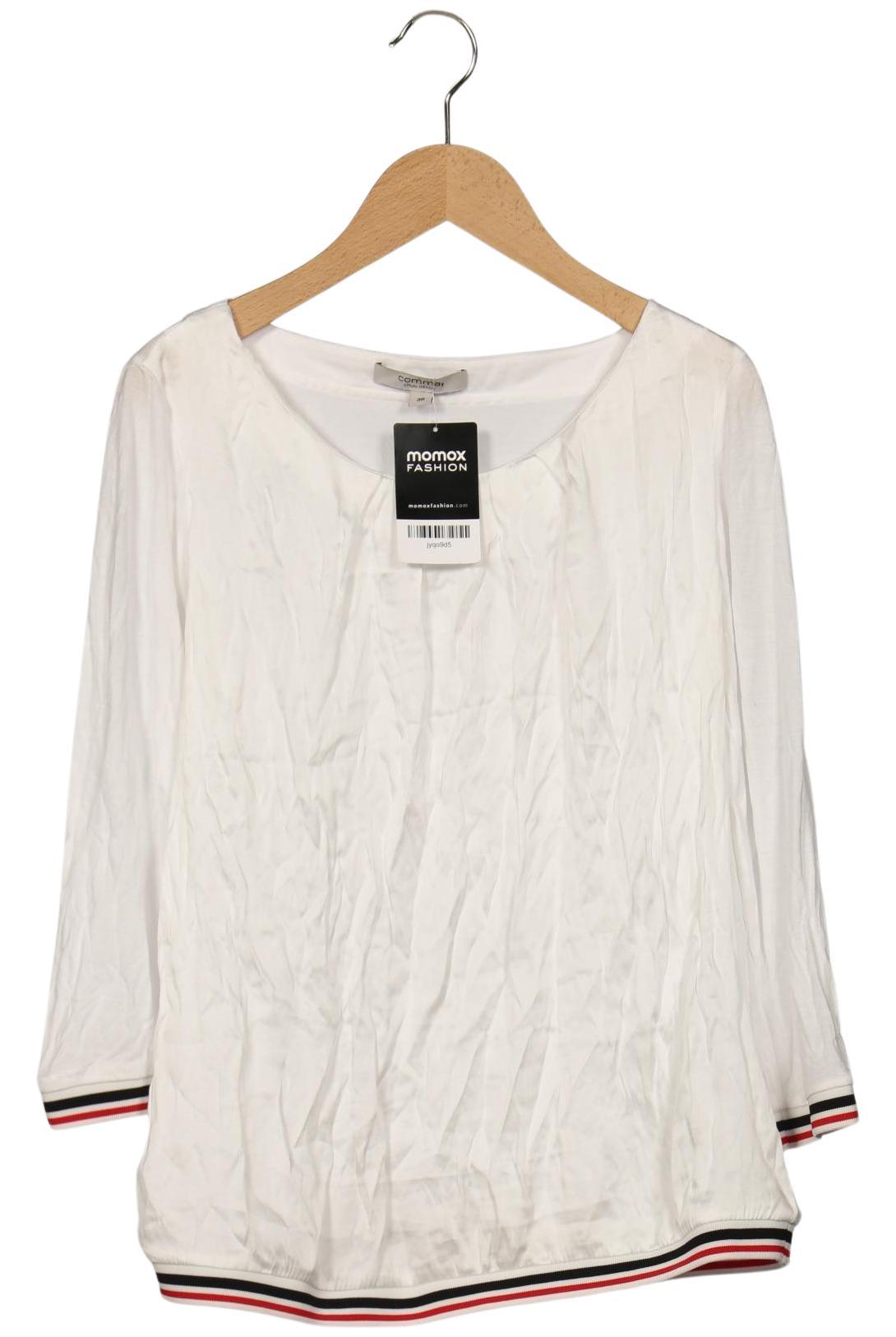 

Comma Damen Langarmshirt, weiß, Gr. 36