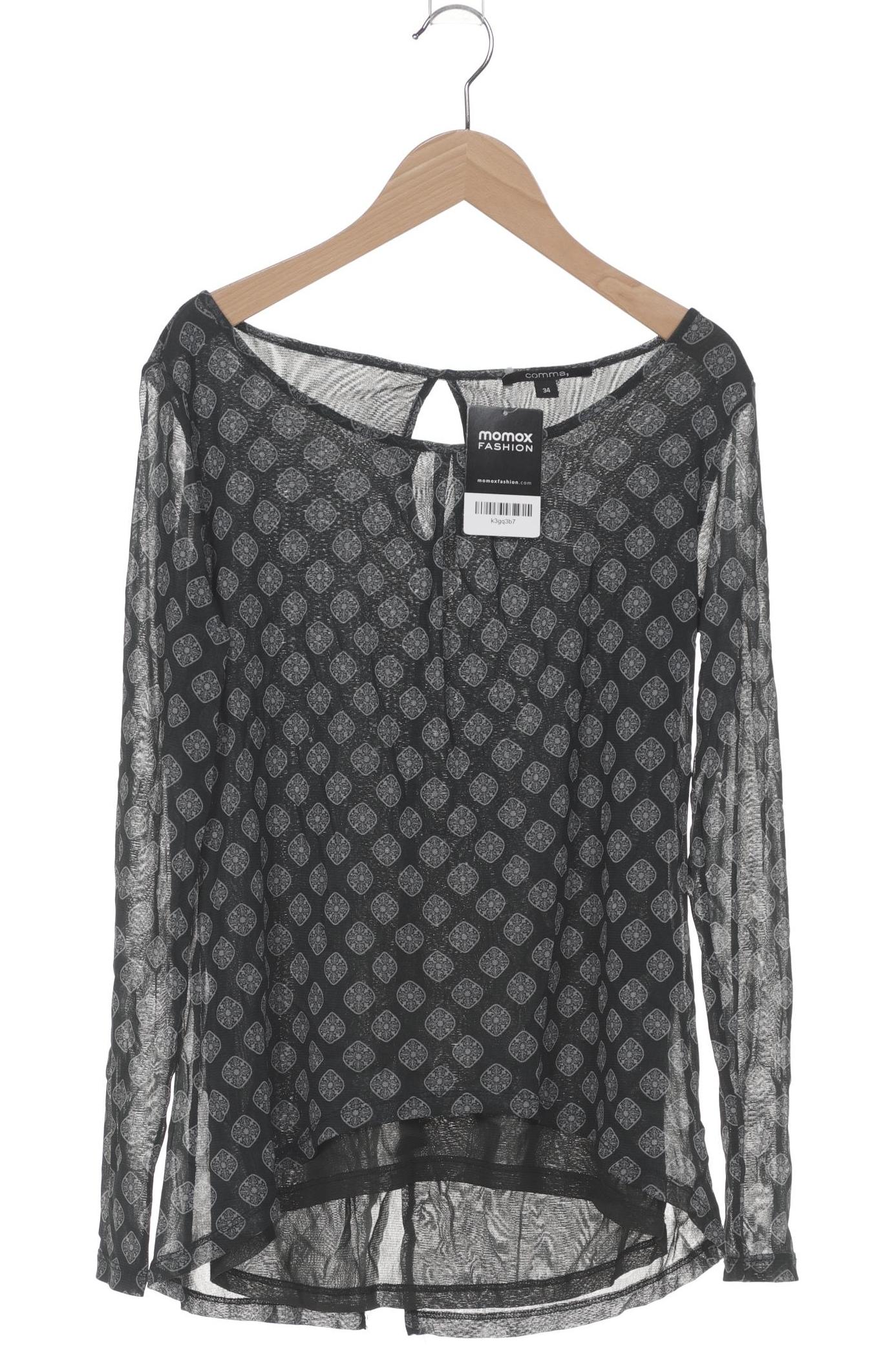 

Comma Damen Langarmshirt, grün, Gr. 34