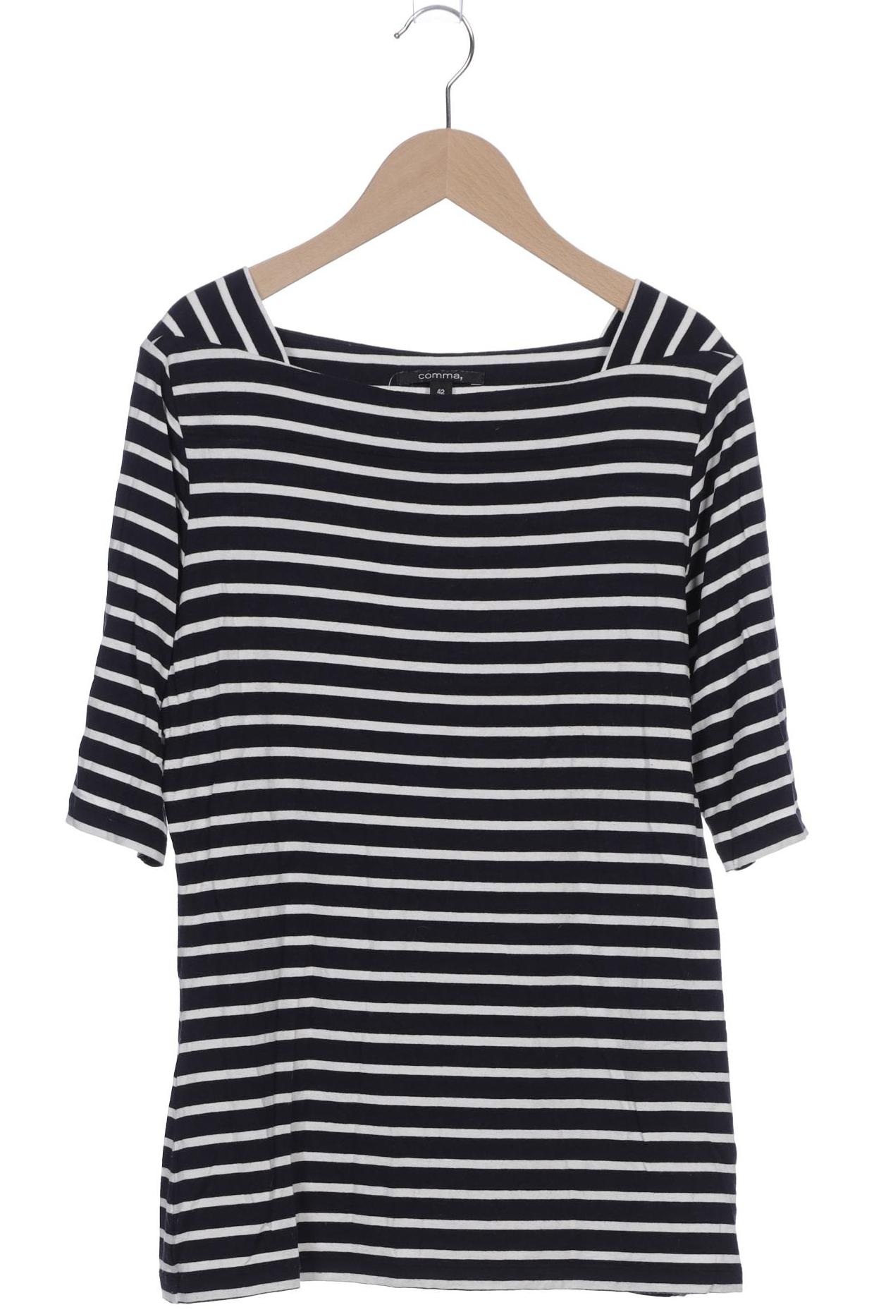 

Comma Damen Langarmshirt, marineblau, Gr. 42