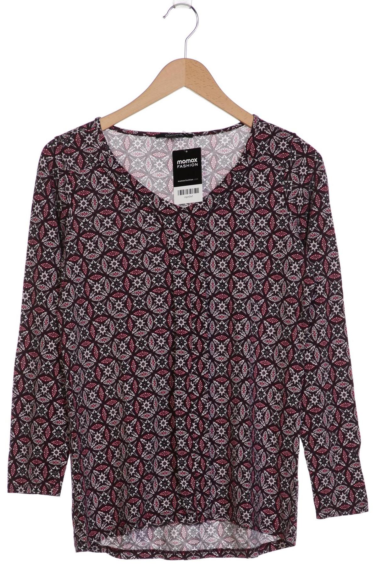 

Comma Damen Langarmshirt, bordeaux, Gr. 40
