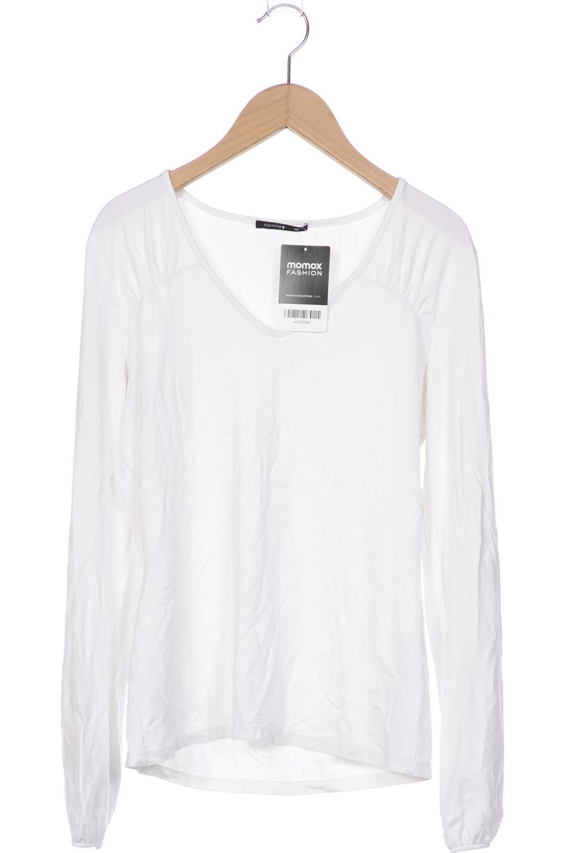 

Comma Damen Langarmshirt, weiß, Gr. 38