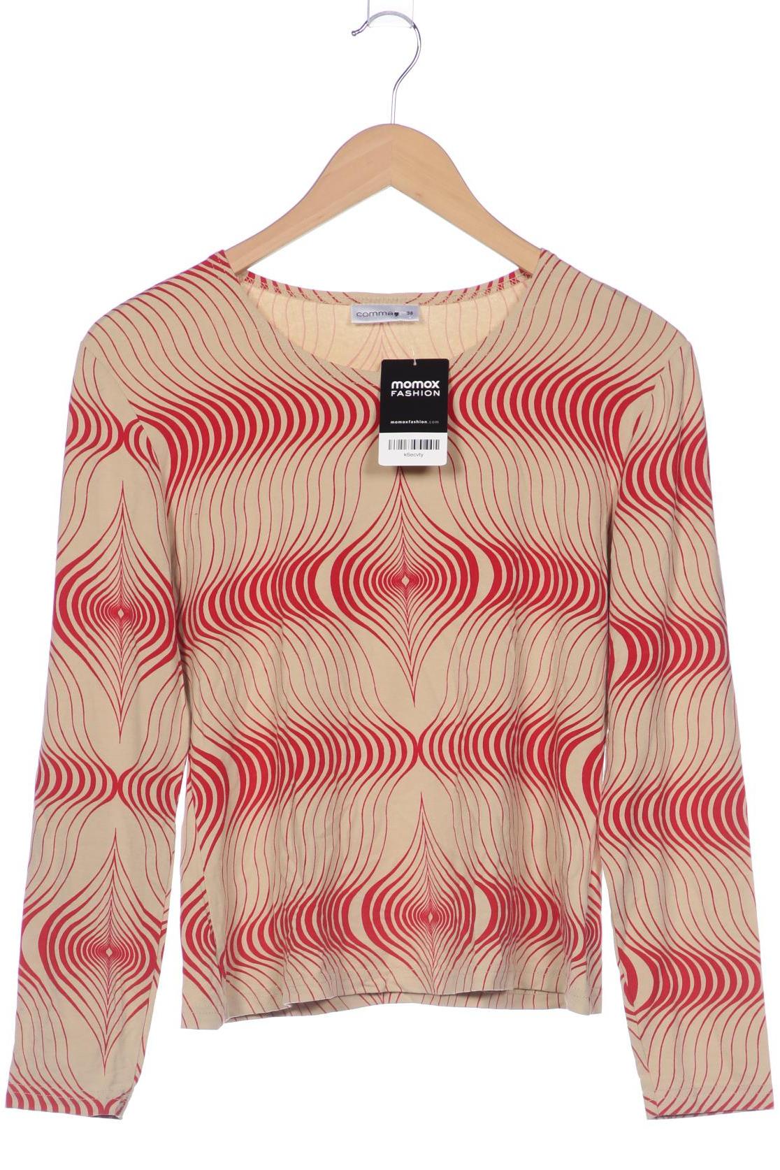 

Comma Damen Langarmshirt, beige, Gr. 38