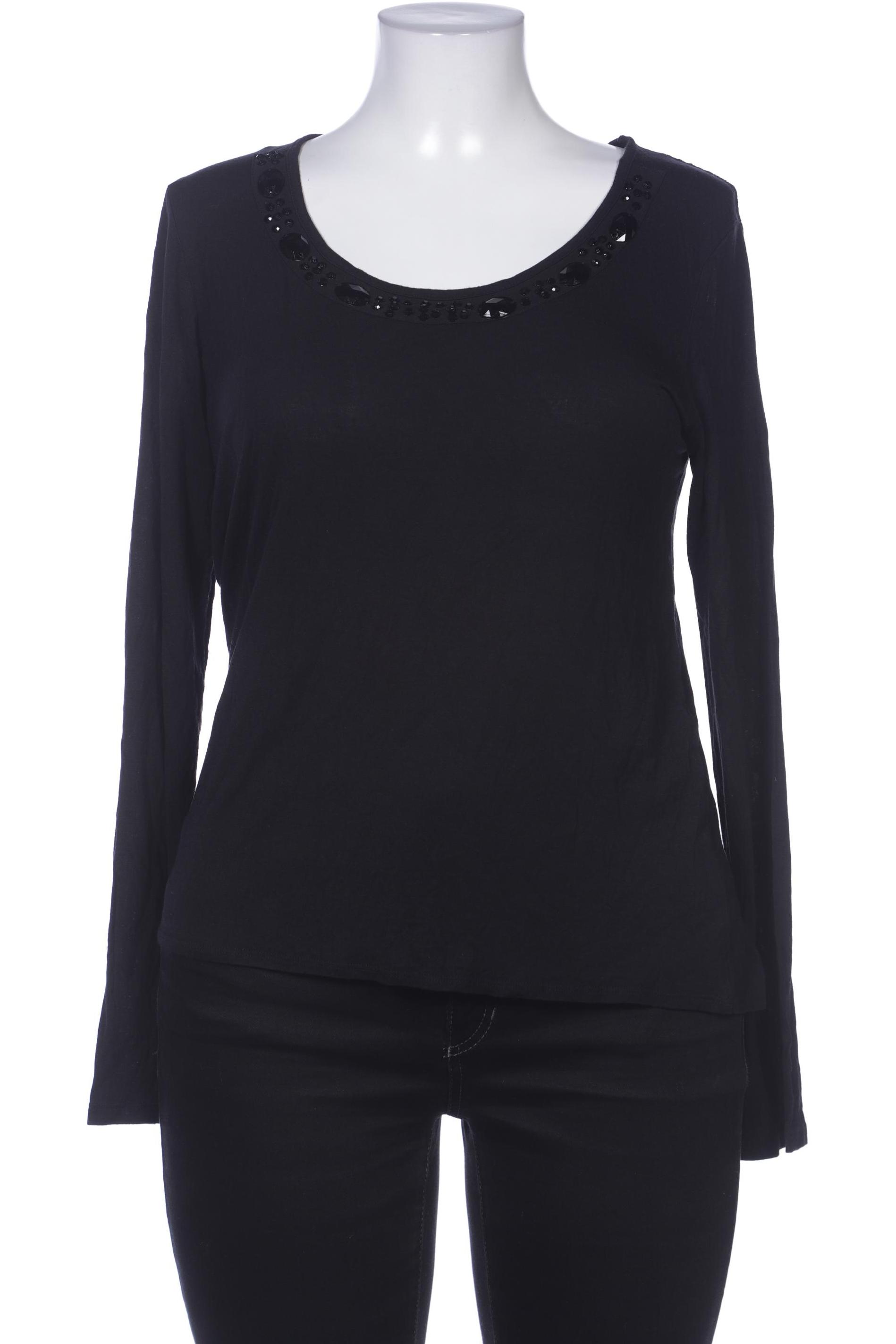 

Comma Damen Langarmshirt, schwarz, Gr. 44