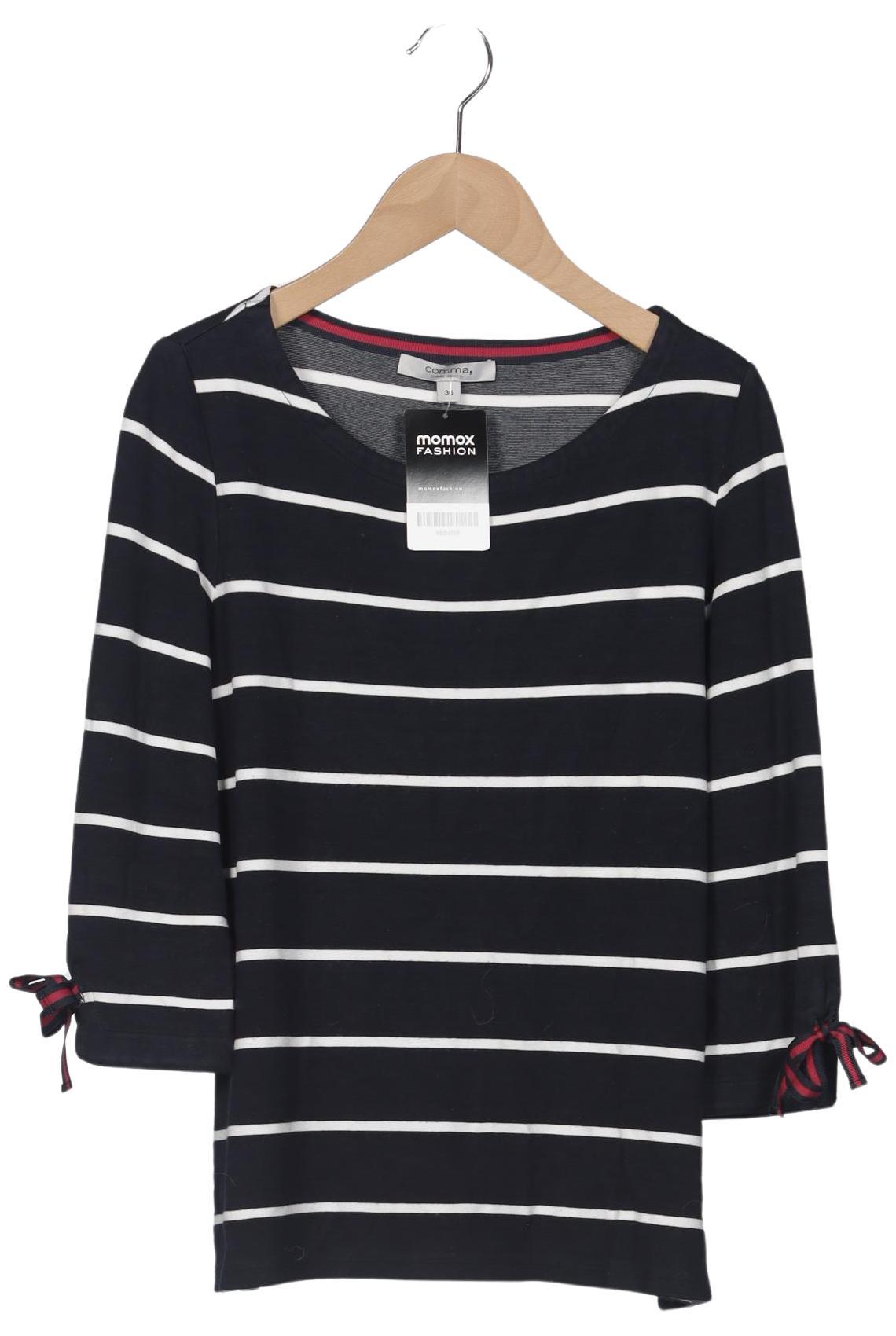 

Comma Damen Langarmshirt, marineblau, Gr. 36
