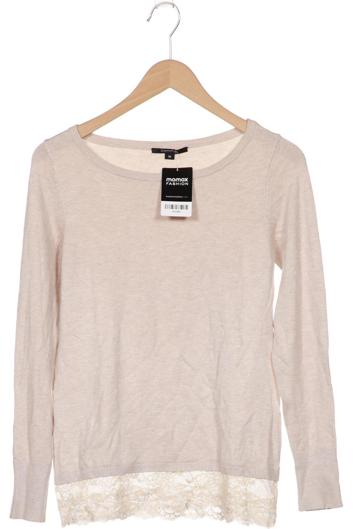 

Comma Damen Langarmshirt, beige, Gr. 34