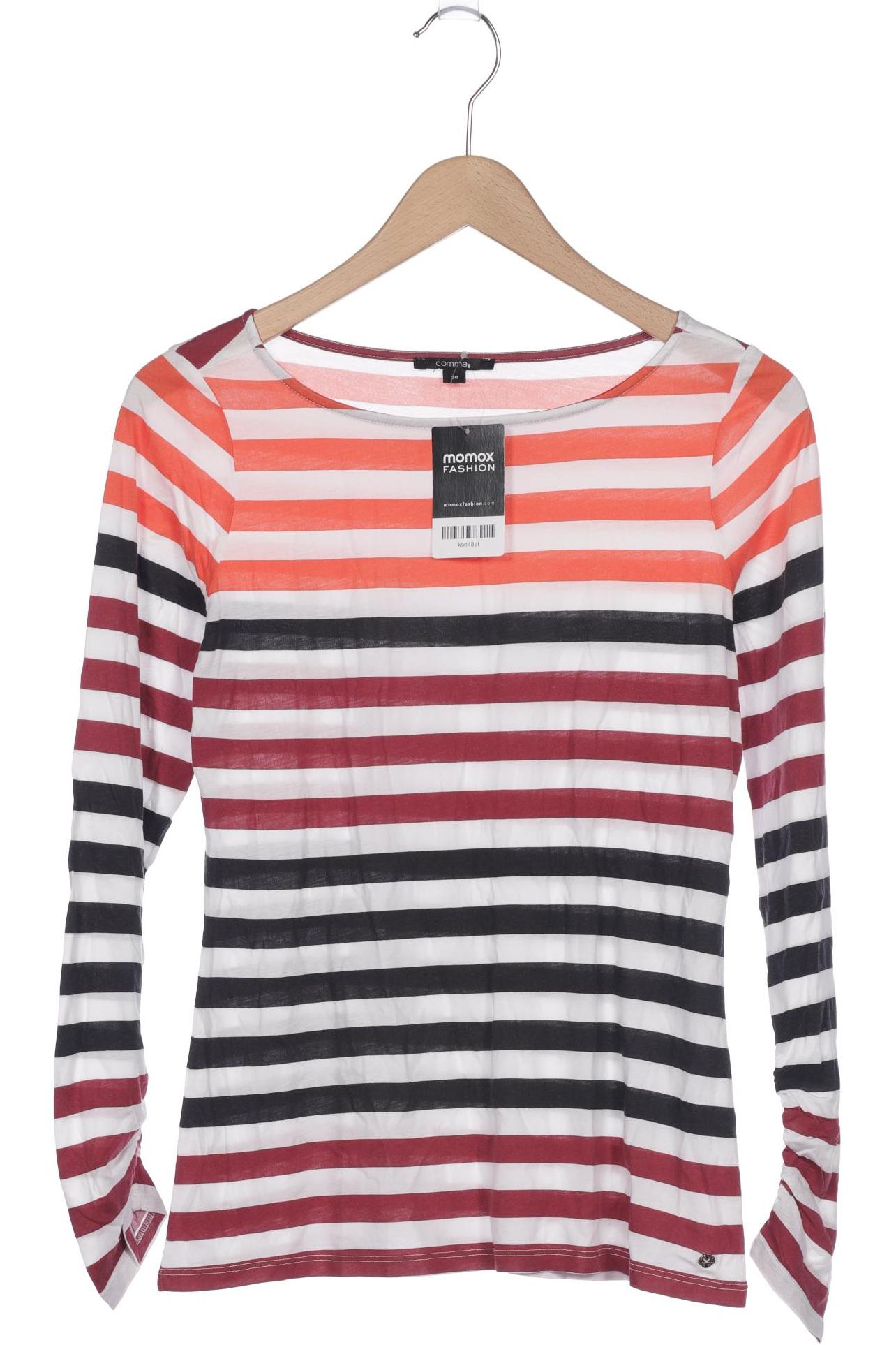 

Comma Damen Langarmshirt, weiß