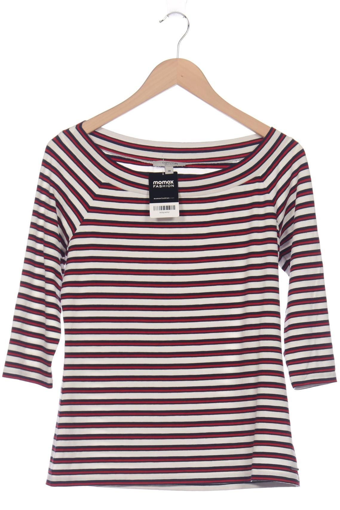 

Comma Damen Langarmshirt, weiß, Gr. 38