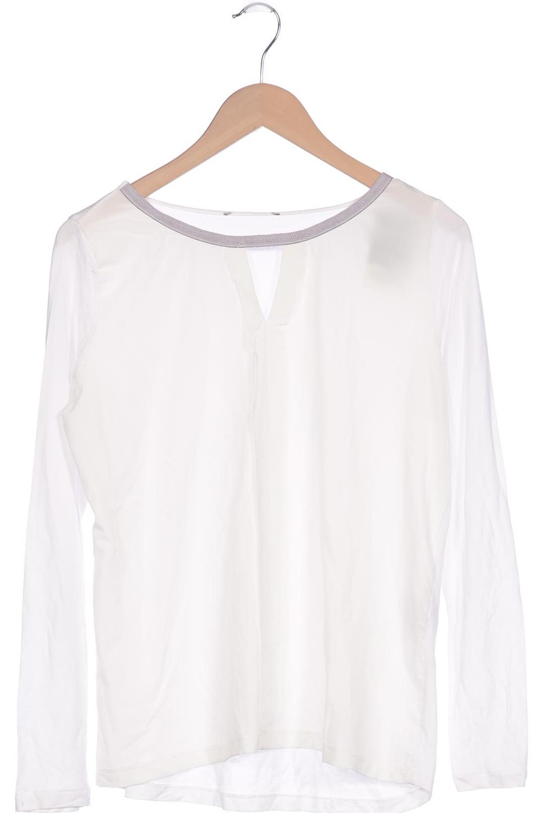 

Comma Damen Langarmshirt, weiß, Gr. 40