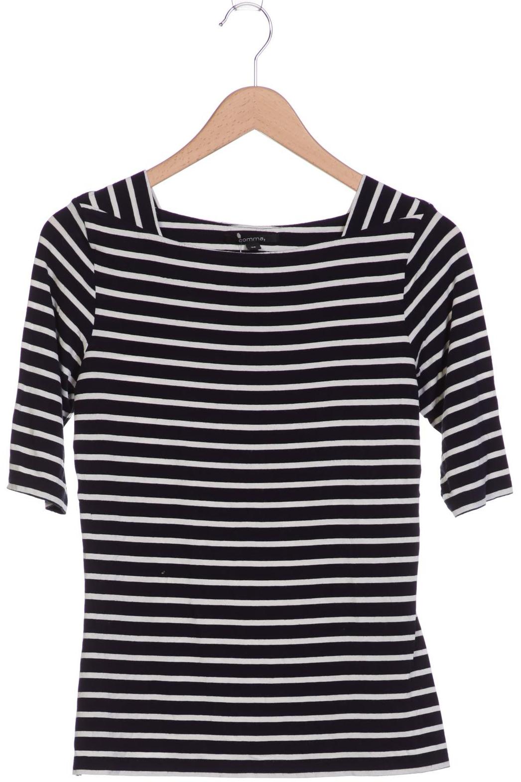 

Comma Damen Langarmshirt, marineblau, Gr. 36
