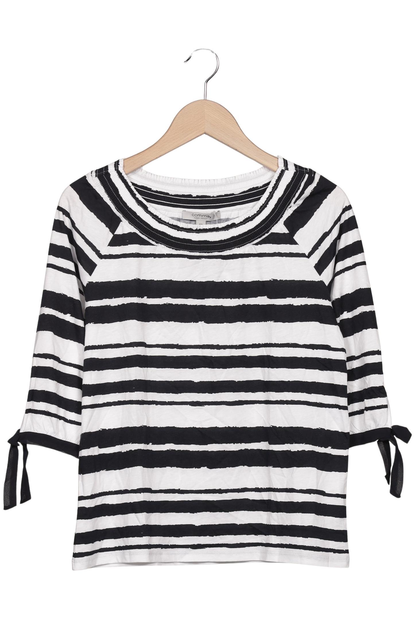 

Comma Damen Langarmshirt, mehrfarbig, Gr. 36